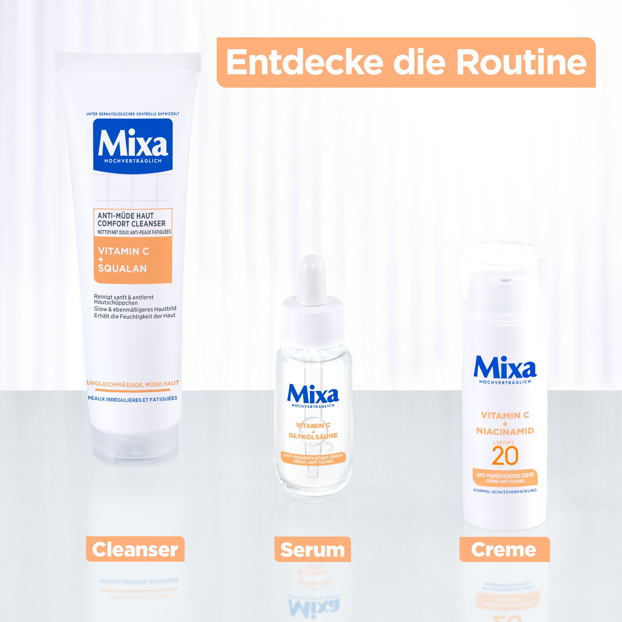Mixa Gesichtspflege »Mixa Anti-Pigmentflecken Creme«, mit hoher Wirksamkeit