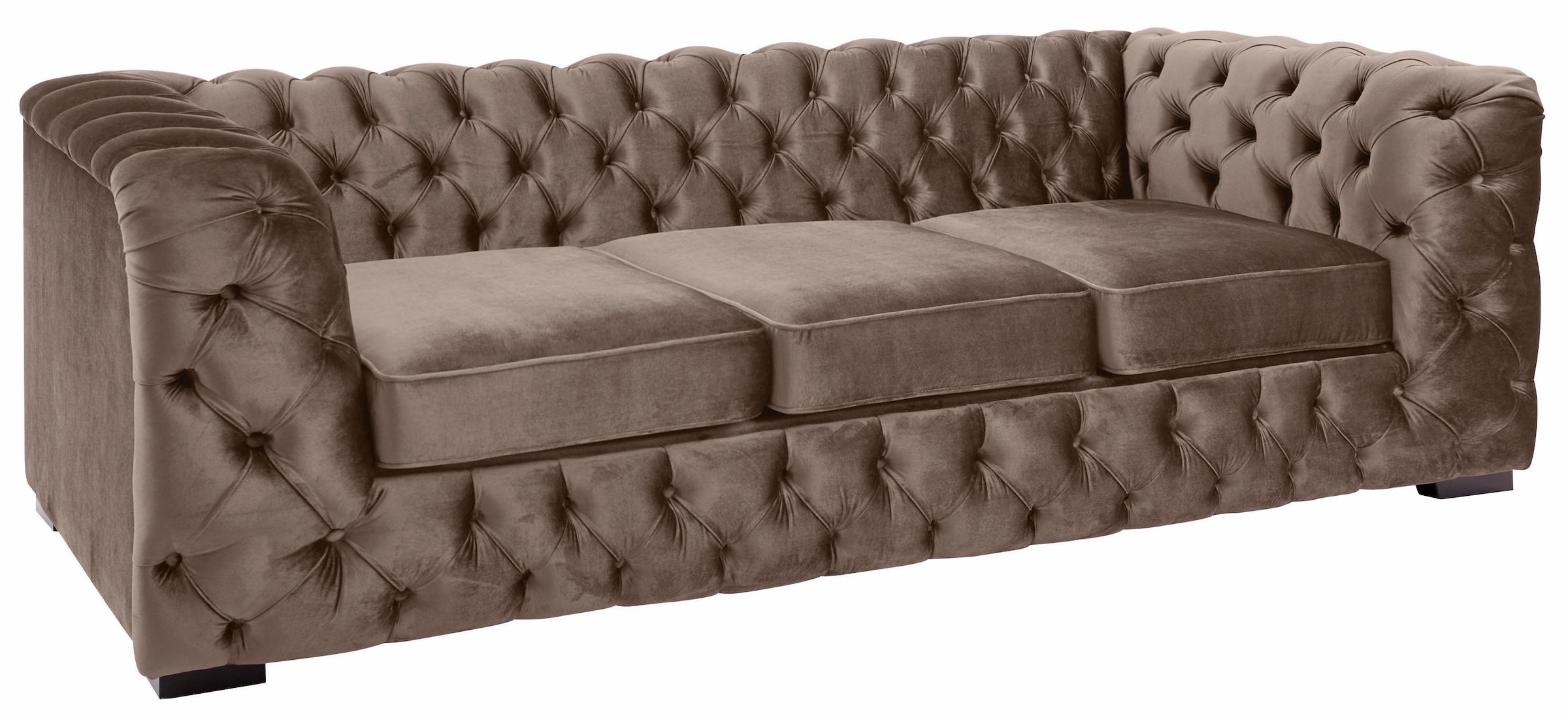 Home affaire Chesterfield-Sofa »Kalina«, klassische Chesterfield-Knopfheftung, sehr hochwertige Verarbeitung