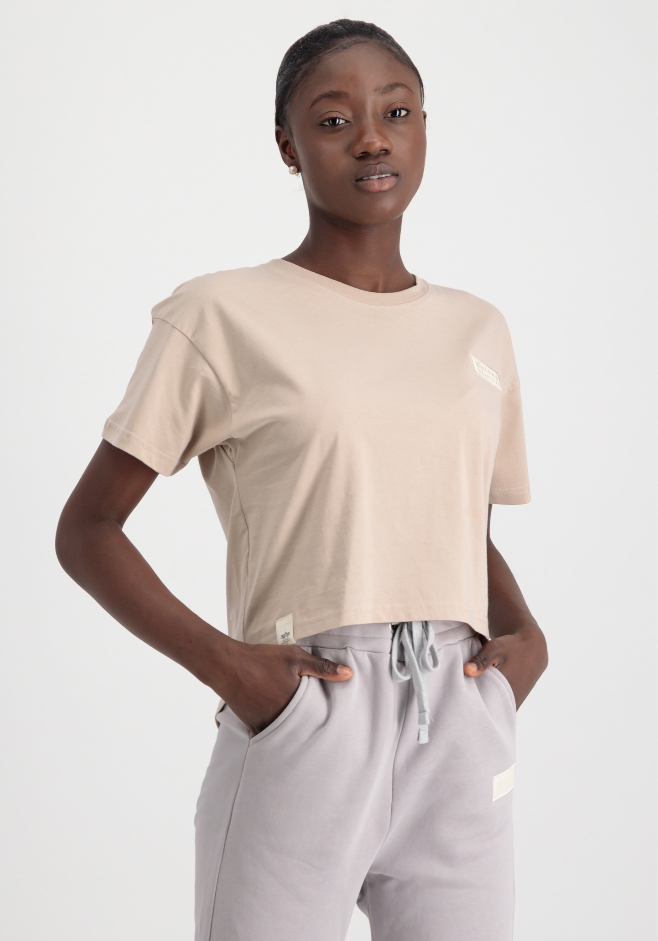 Alpha Industries Muscleshirt »Organics Cropped OS T Wmn«