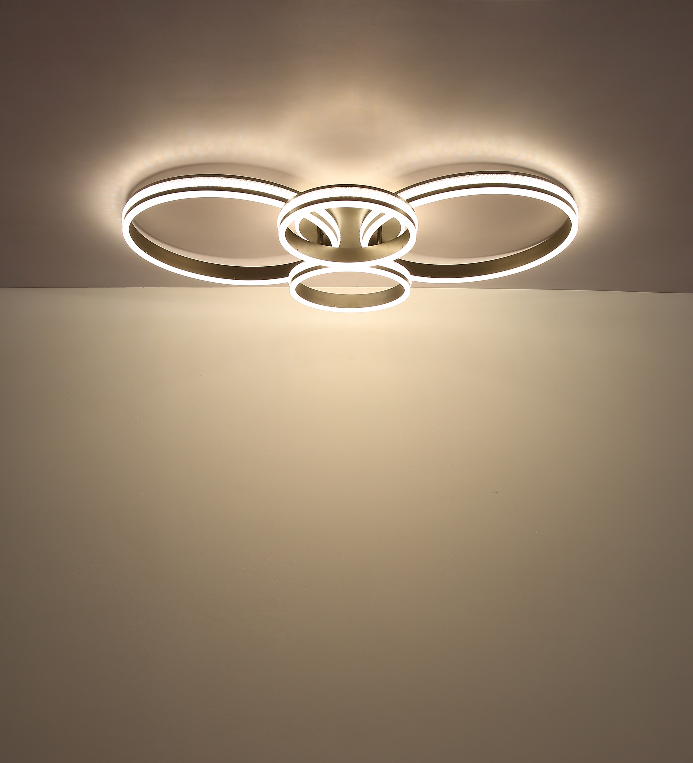 GLOBO LIGHTING Deckenleuchte »GROUNI« LED-Modul 1 Stk. warmweiß - kaltweiß Deckenlampe Wohnzimmer-Leuchte Schlafzimmer-Leuchte Flur Küche