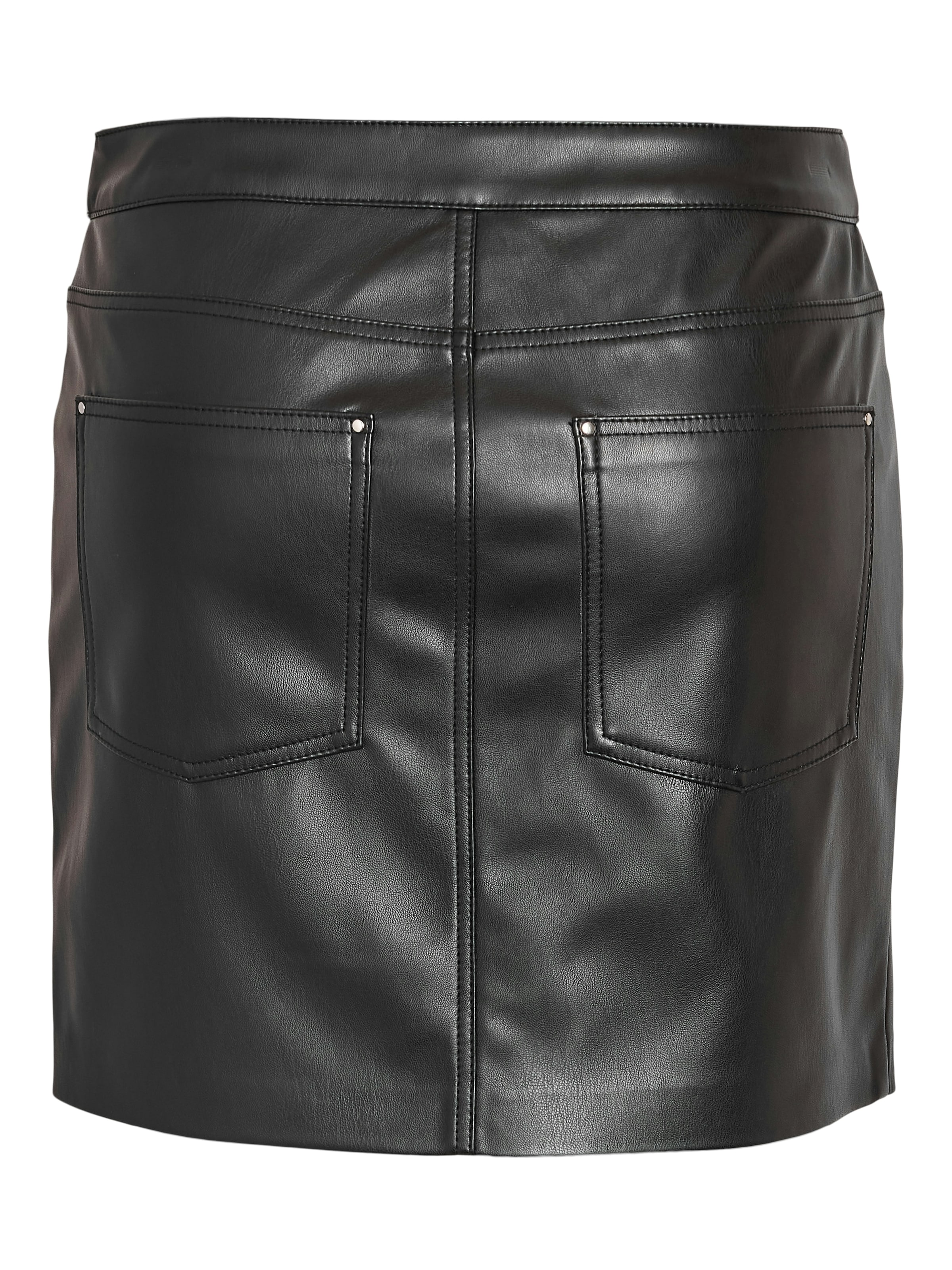 Noisy may Lederrock »NMKATE NW PU SKIRT NOOS«