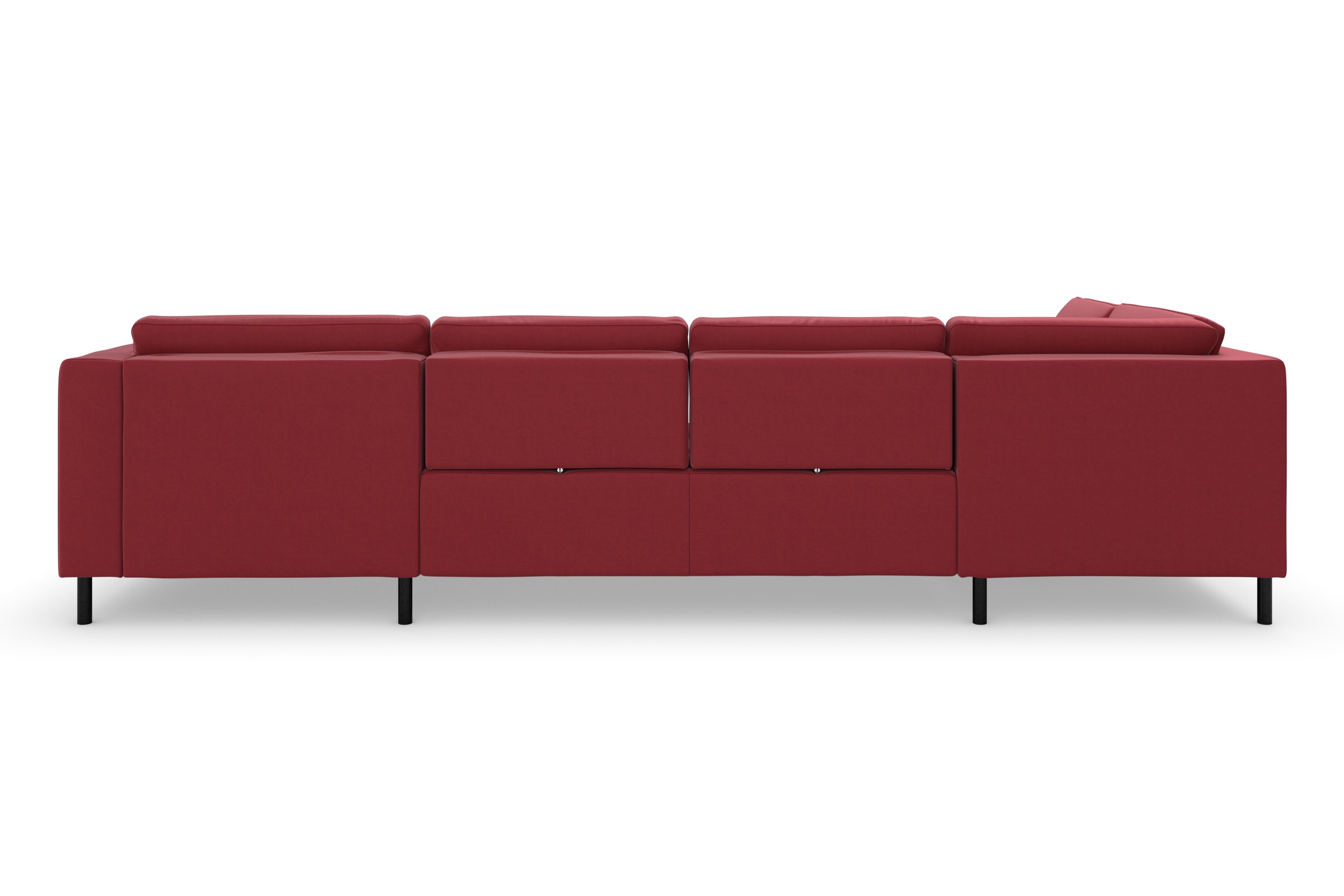 sit&more Wohnlandschaft »Olsen U-Form«, inklusive Sitztiefenverstellung, wahlweise mit Bettfunktion, 15cm hoch