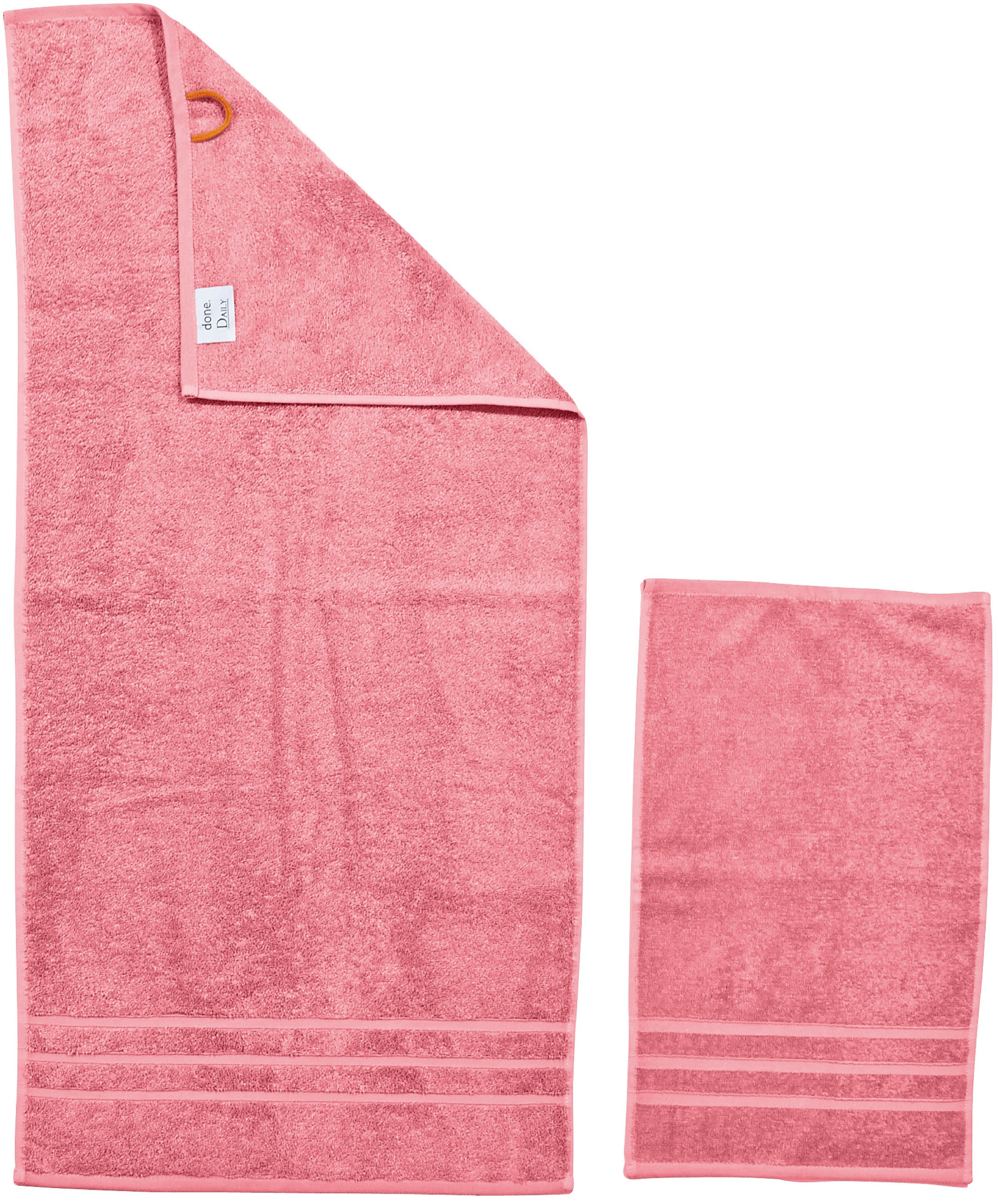 done.® Handtuch Set »Daily Uni«, (Set, 4 St., 2 Gästetücher (30x50 cm)-2 Ha günstig online kaufen