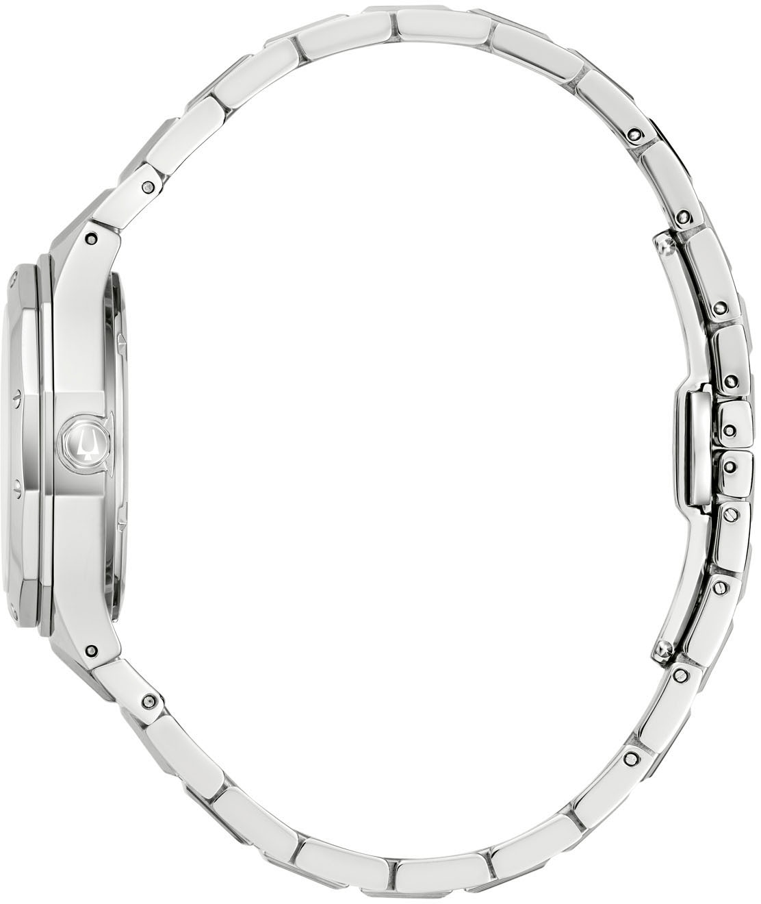 Bulova Quarzuhr Armbanduhr, Damenuhr, Edelstahlarmband, analog, Tag