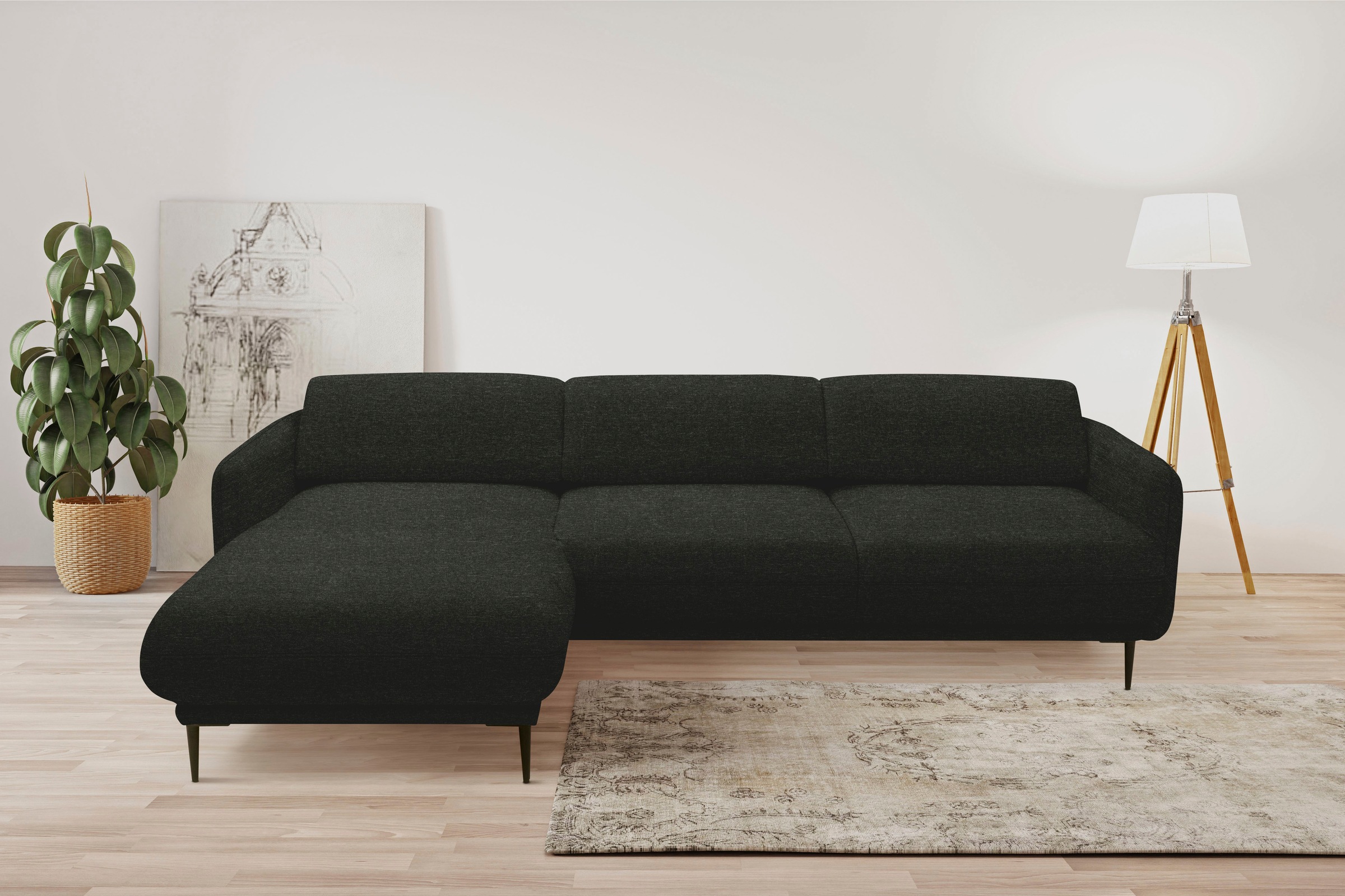 andas Ecksofa »Skovsende Sitzbreite 245 cm, Rückenlehne stufenlos hochklapp günstig online kaufen