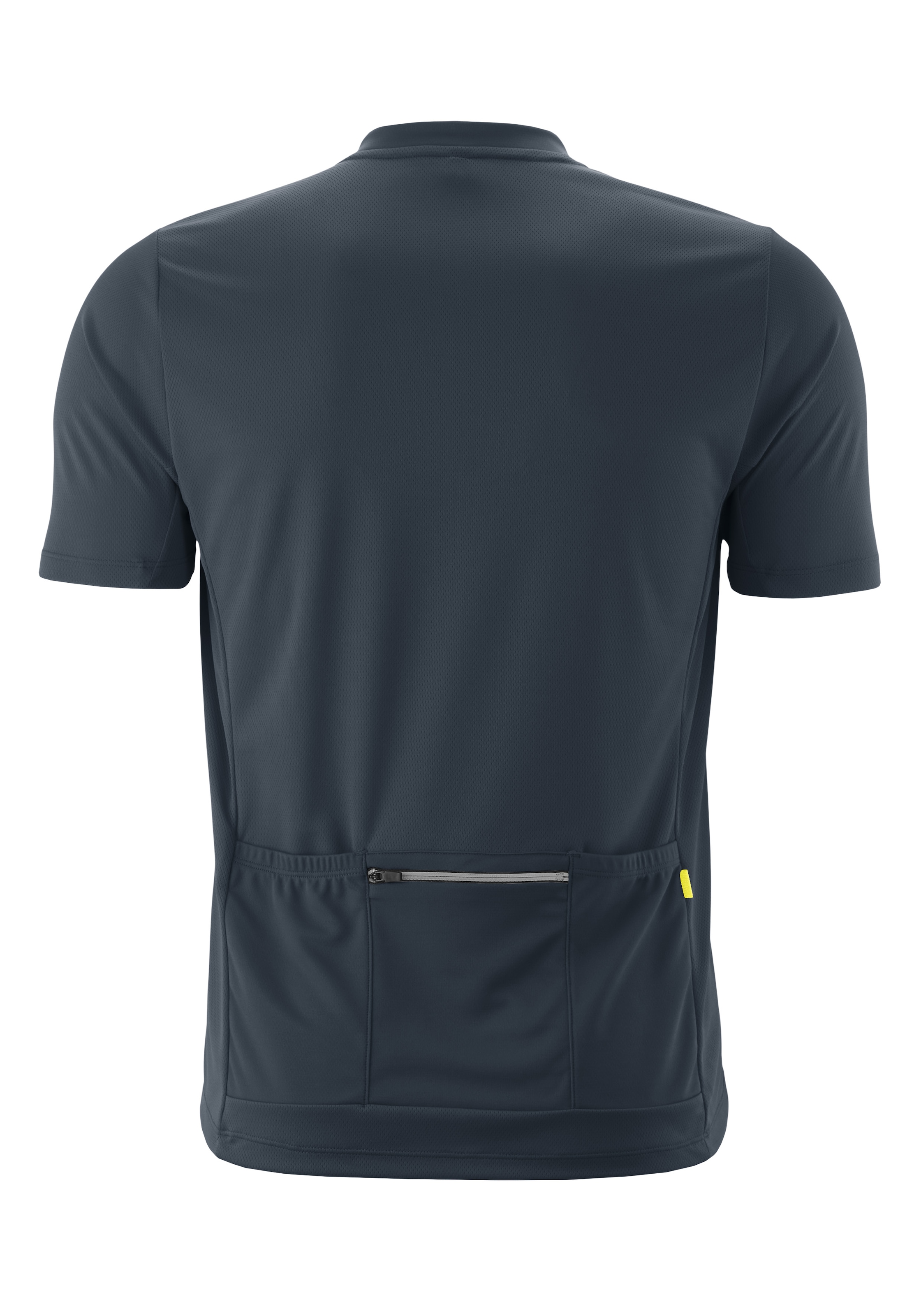 Gonso Radtrikot »SITIVO Jersey Green M« Herren Fahrradtrikot kurzarm, Half-Zip Trikot mit Rückentasche