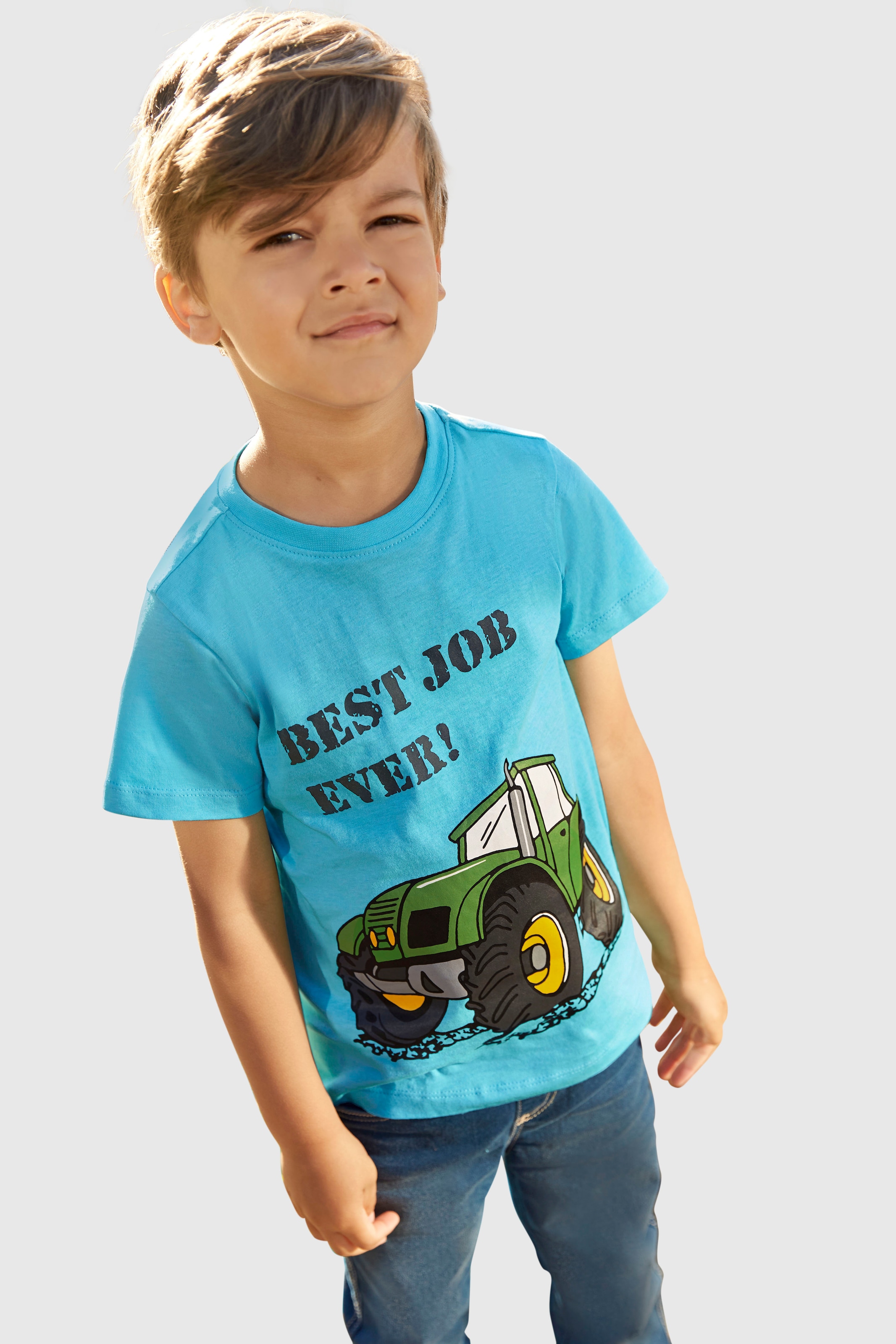 KIDSWORLD T-Shirt »BEST JOB (Packung, online EVER!«, kaufen 2er-Pack)