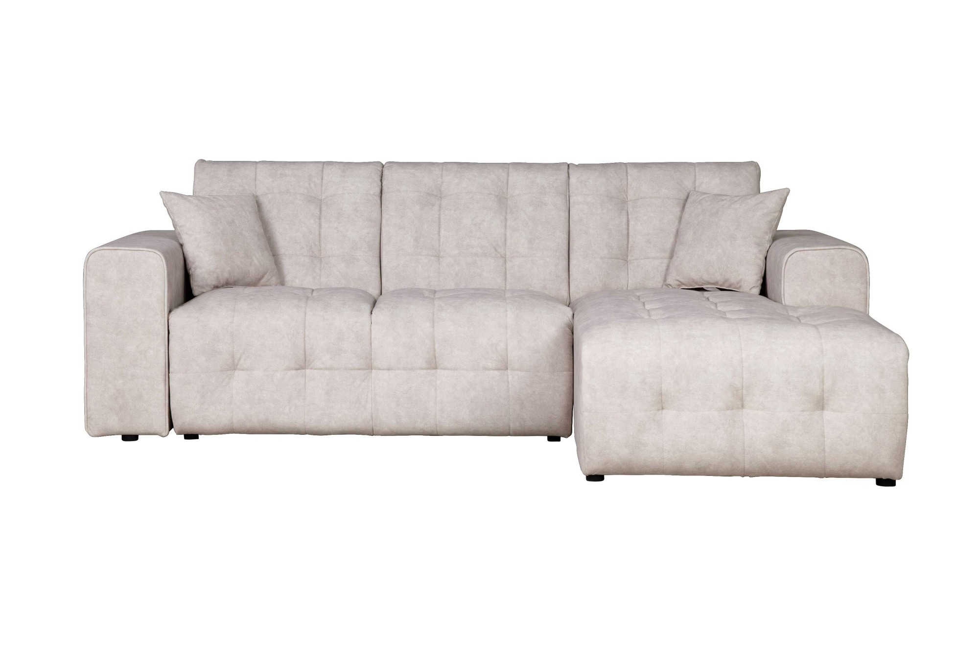 Home affaire Ecksofa »Nosia L-Form«, incl. 2 Zierkissen, mit feiner Steppung