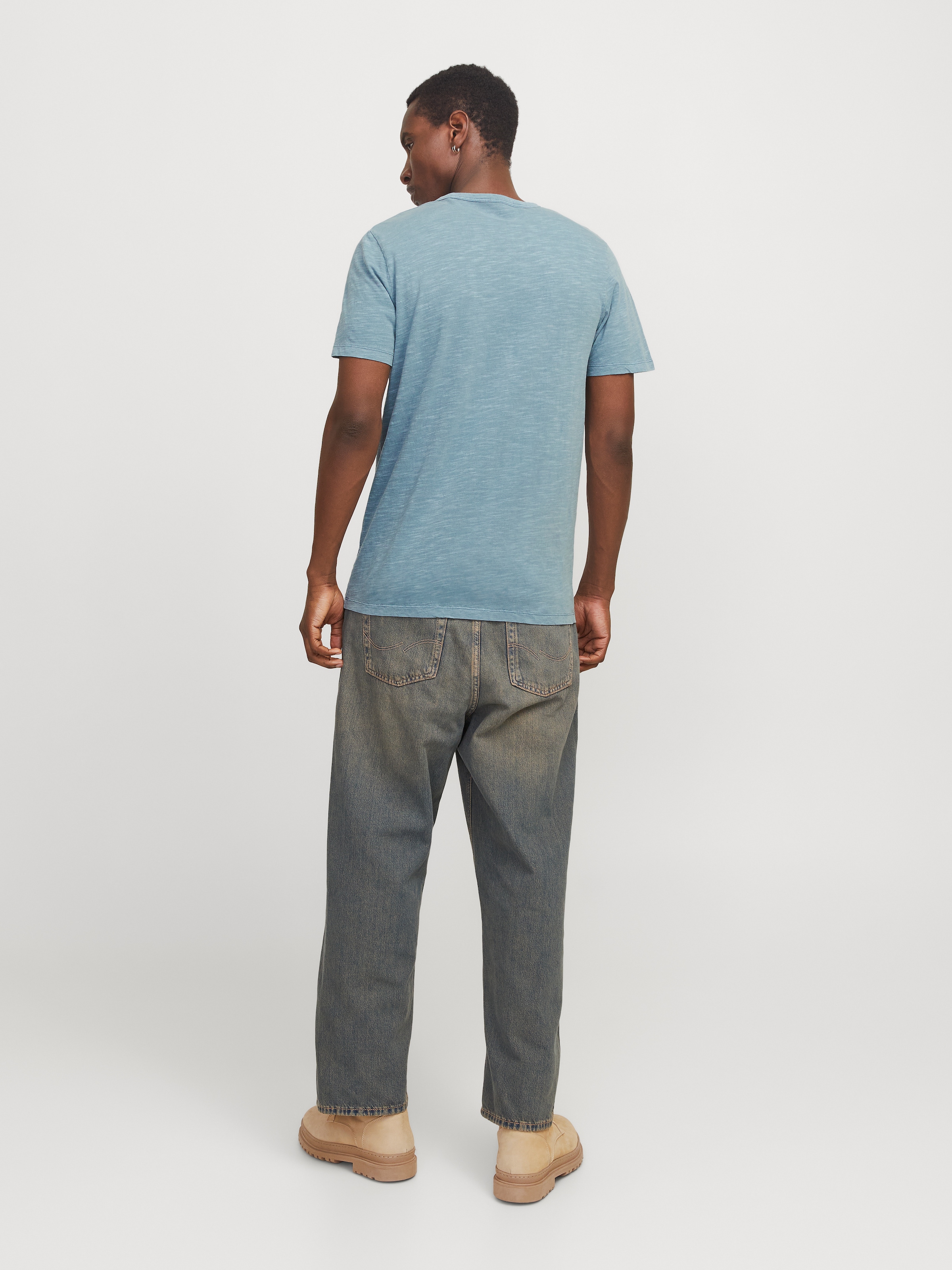 Jack & Jones T-Shirt »SPLIT NECK TEE« mit V-Ausschnitt