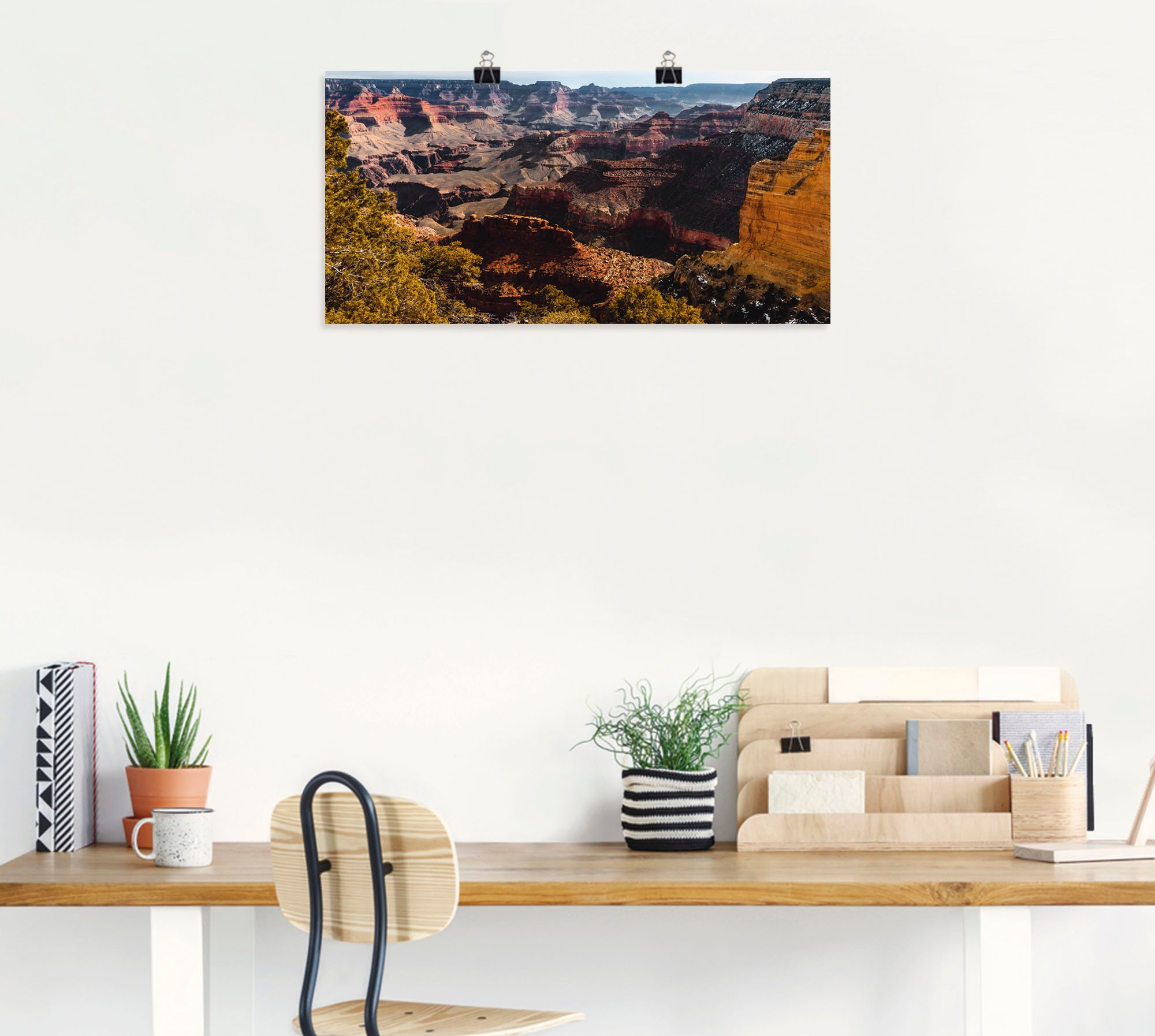 Artland Poster »Grand Canyon«, Felsen, (1 St.), als Alubild, Leinwandbild, Wandaufkleber oder Poster in versch. Größen