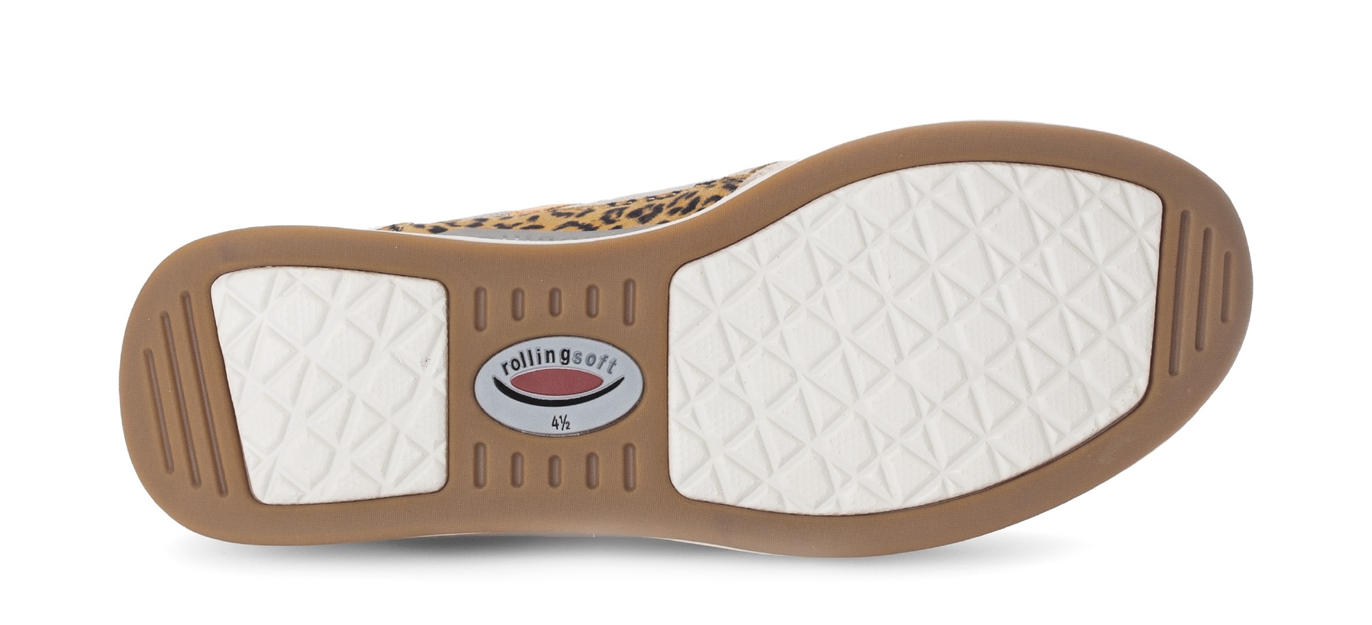 rollingsoft Keilsneaker  , Freizeitschuh, Halbschuh, Schnürschuh mit Kontrastbesätzen, G-Weite