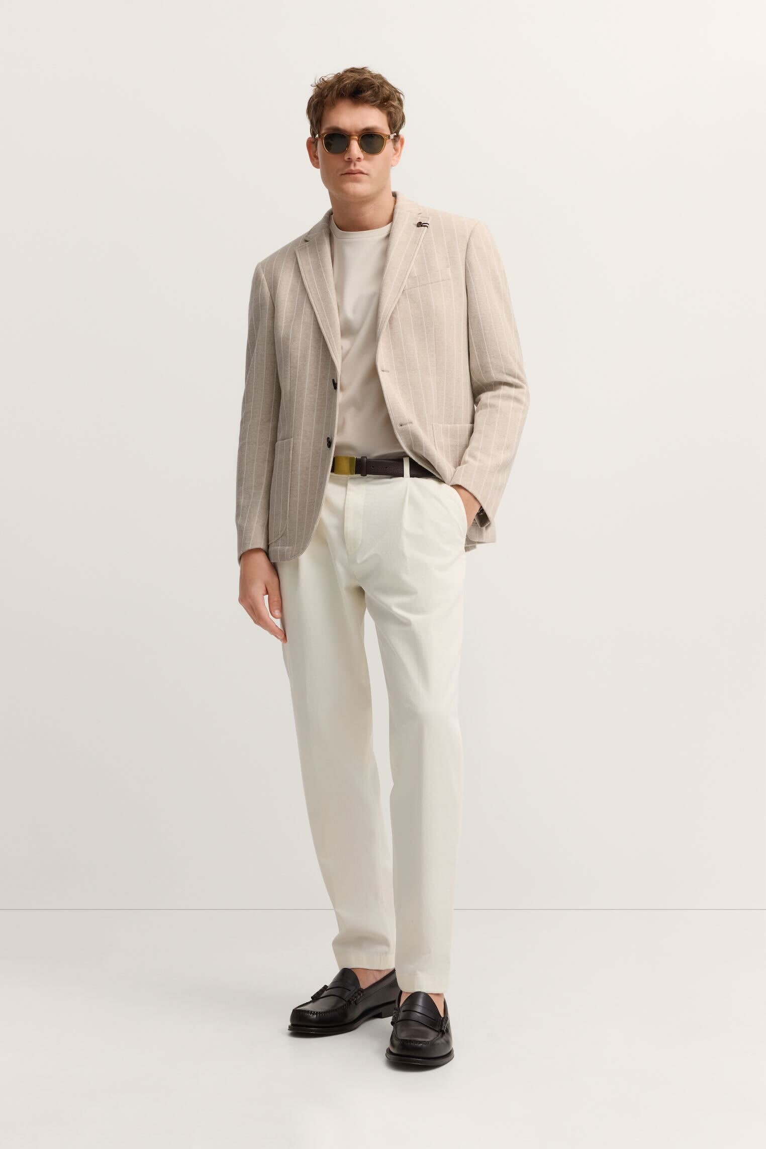 bugatti Sakko »Stretch-Funktion« mit einem Streifen-Design