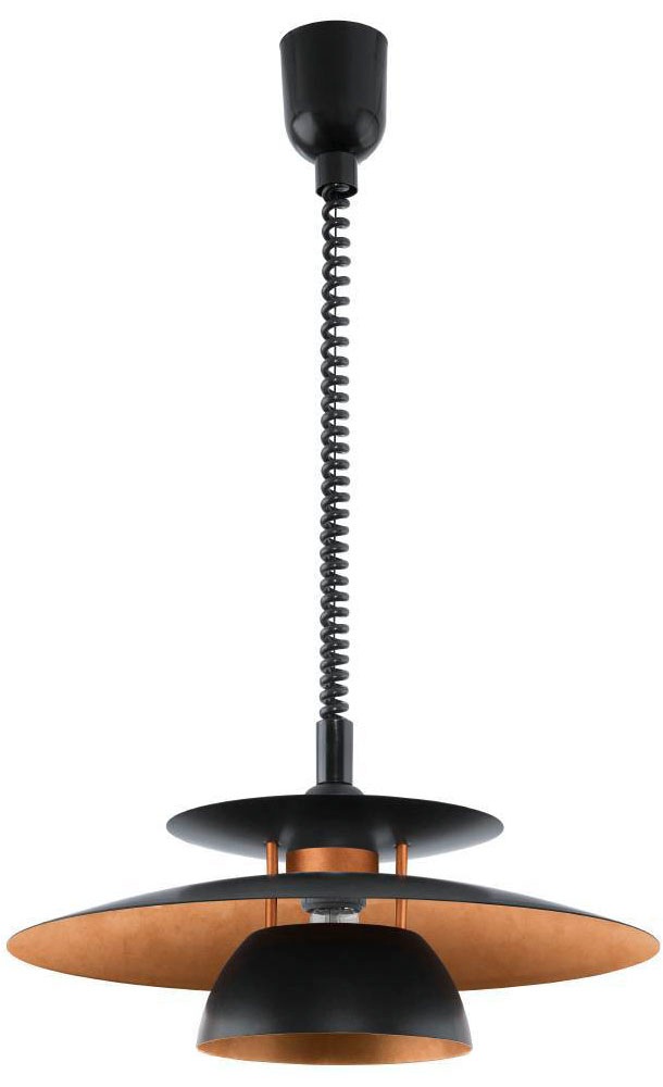 EGLO Hängeleuchte »BRENDA Pendellampe, E27, Kunststoff und Stahl, Esszimmer günstig online kaufen