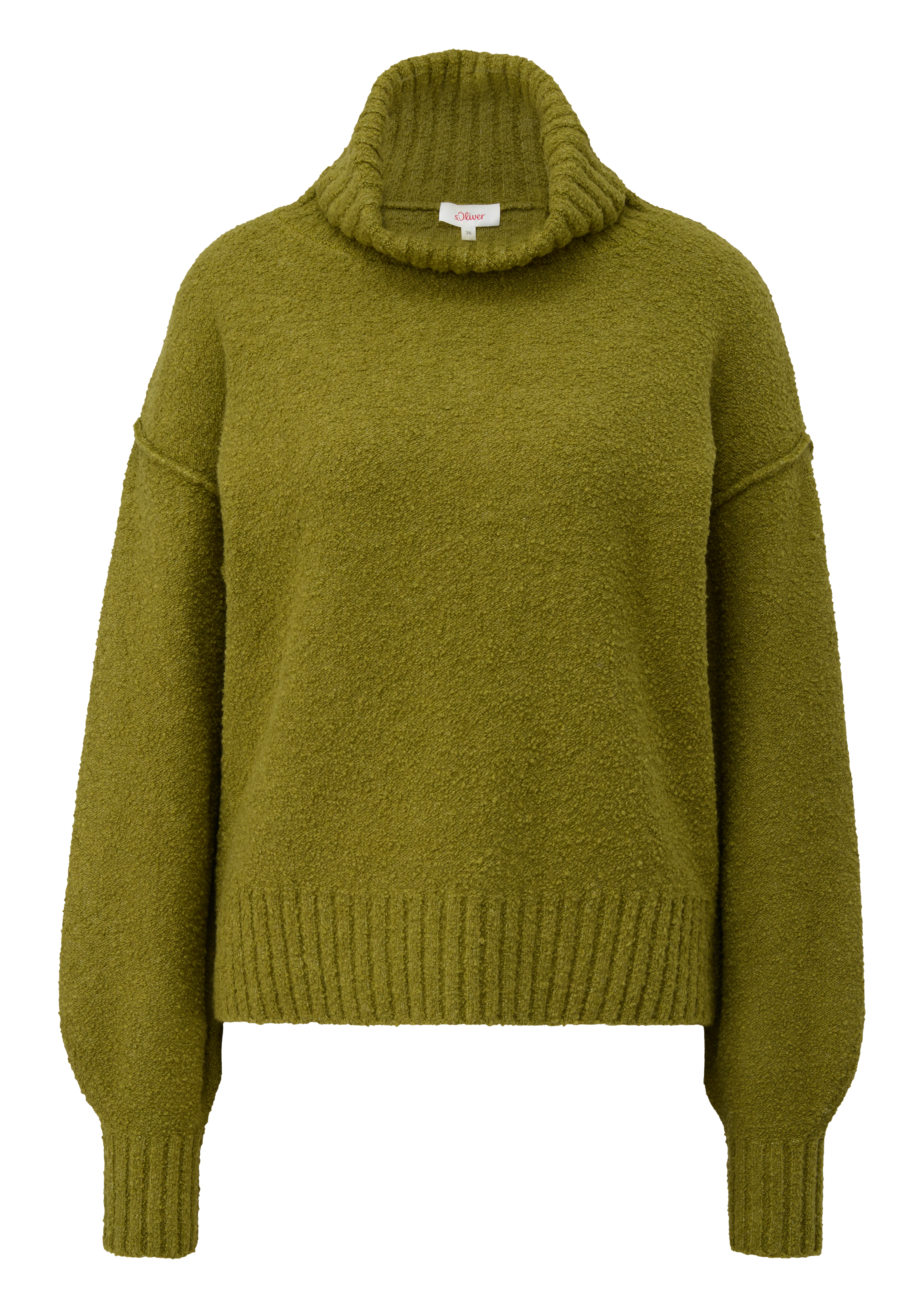 s.Oliver Strickpullover, mit hohem Stehkragen