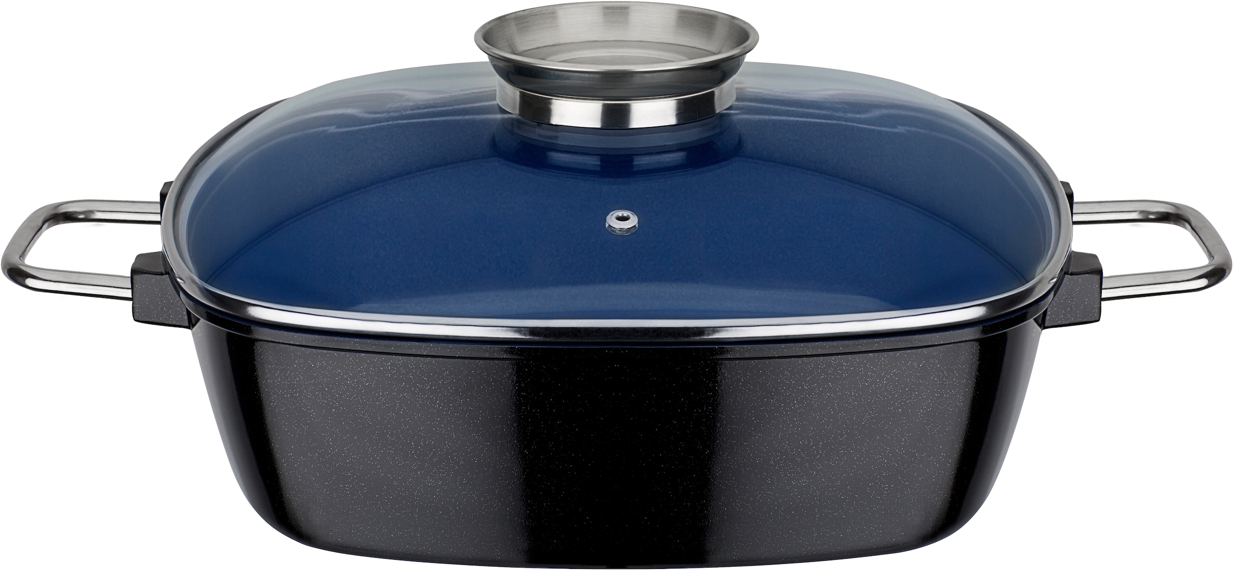 GSW Bräter »Ceramica kobatblau« 1 Stk. tlg. Aluminiumguss schwarz