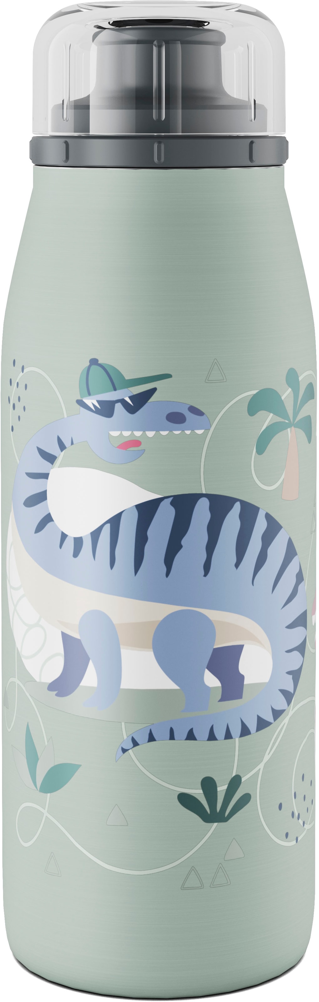 Alfi Isolierflasche »KIDS ISO BOTTLE,  Edelstahlkörper, spülmaschinenfest« 12h heiß & 24h kalt, Trinköffnung mit konsistentem Trinkfluss