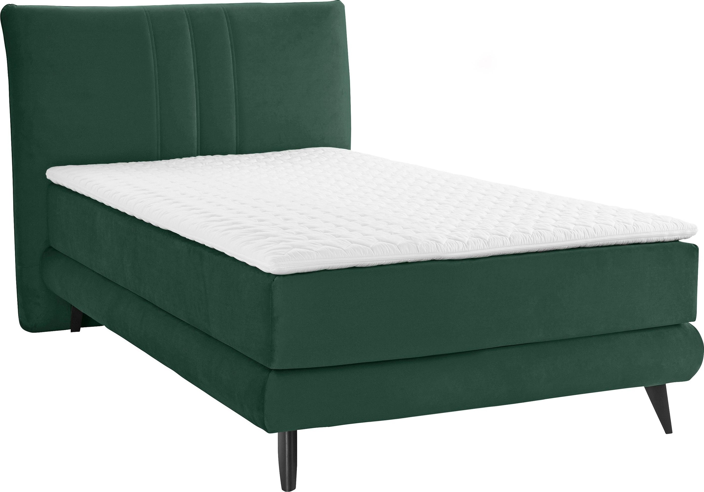 Places of Style Boxspringbett »Skien«, incl. Kaltschaumtopper, 2 Härtegrade, 3 Ausführungen