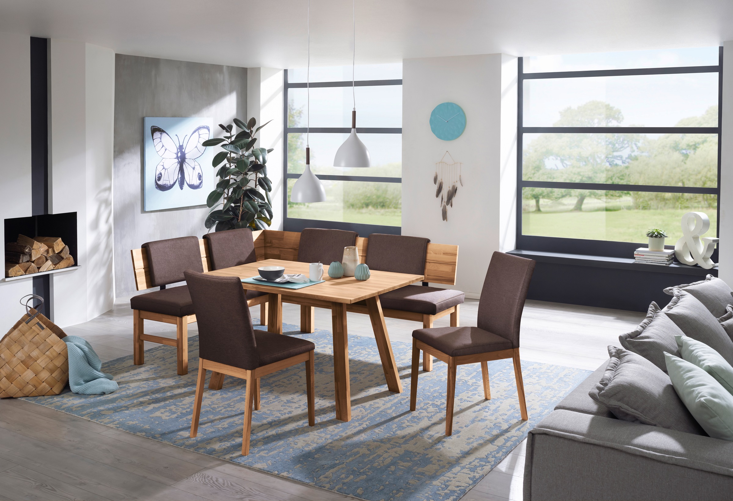 massivline&more 4-Fußstuhl »Lorenzo, Stuhl, Esszimmerstuhl, Küchenstuhl« () günstig online kaufen