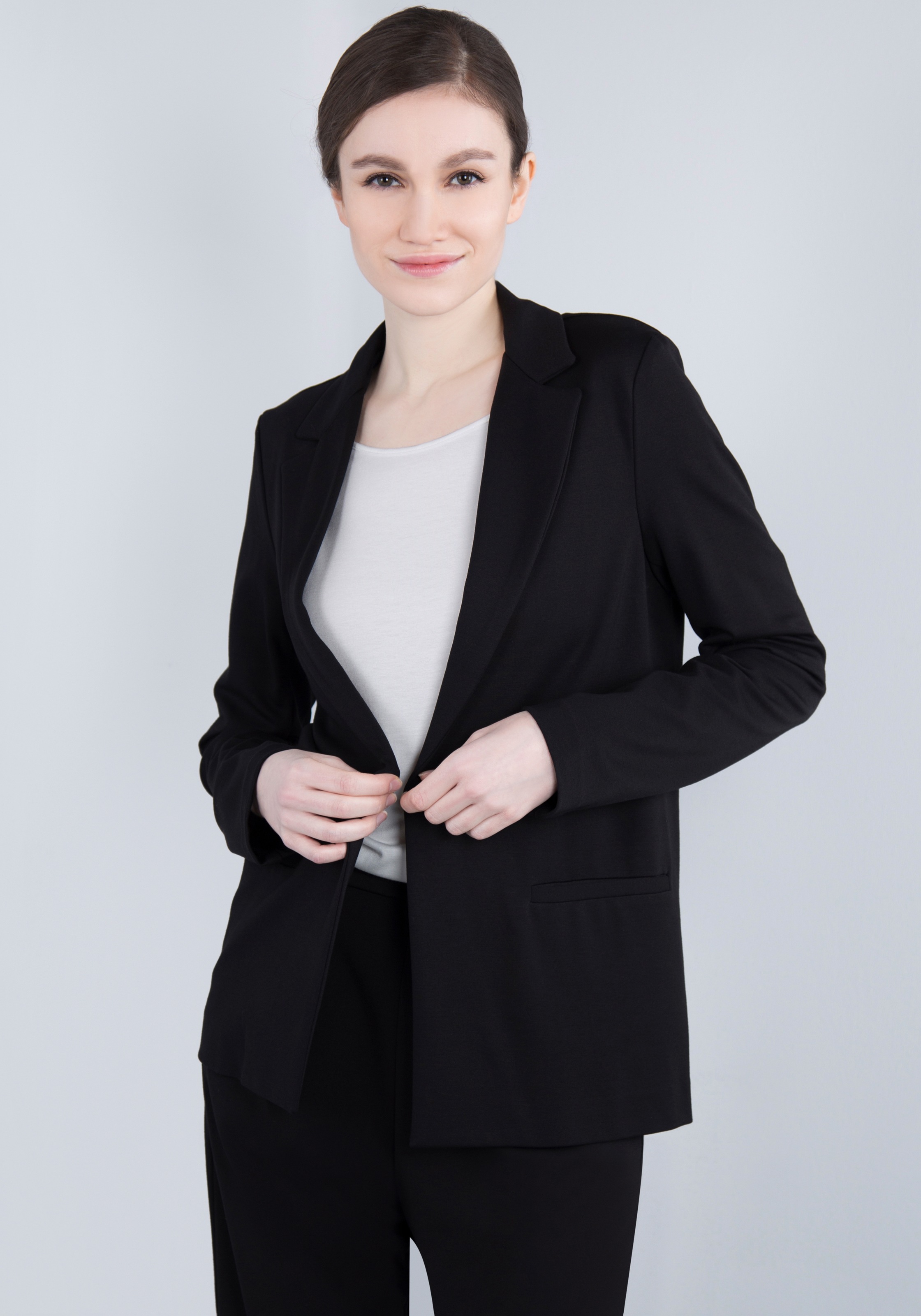 IMPERIAL Longblazer mit Stretch schwarz XS (34) XS (34) Blazer von IMPERIAL