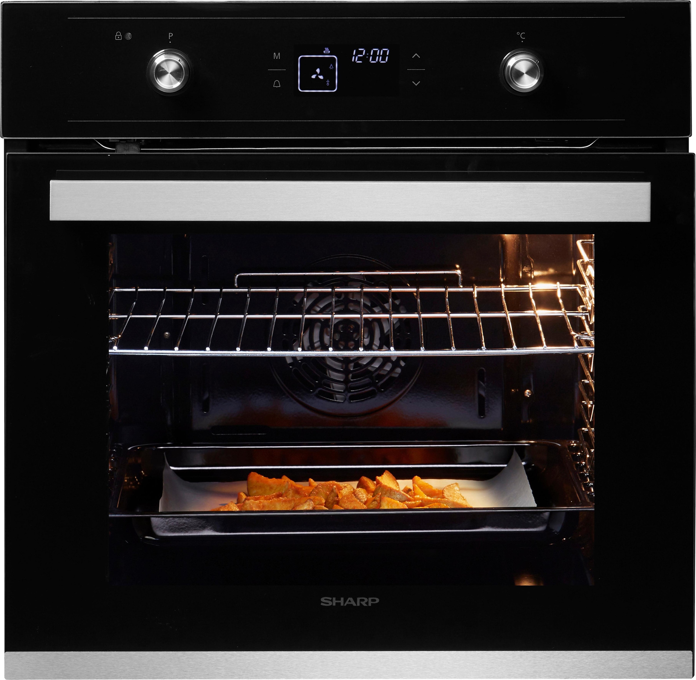 Sharp Backofen-Set »K-61V28BM1-EU«, Pyrolyse-Selbstreinigung