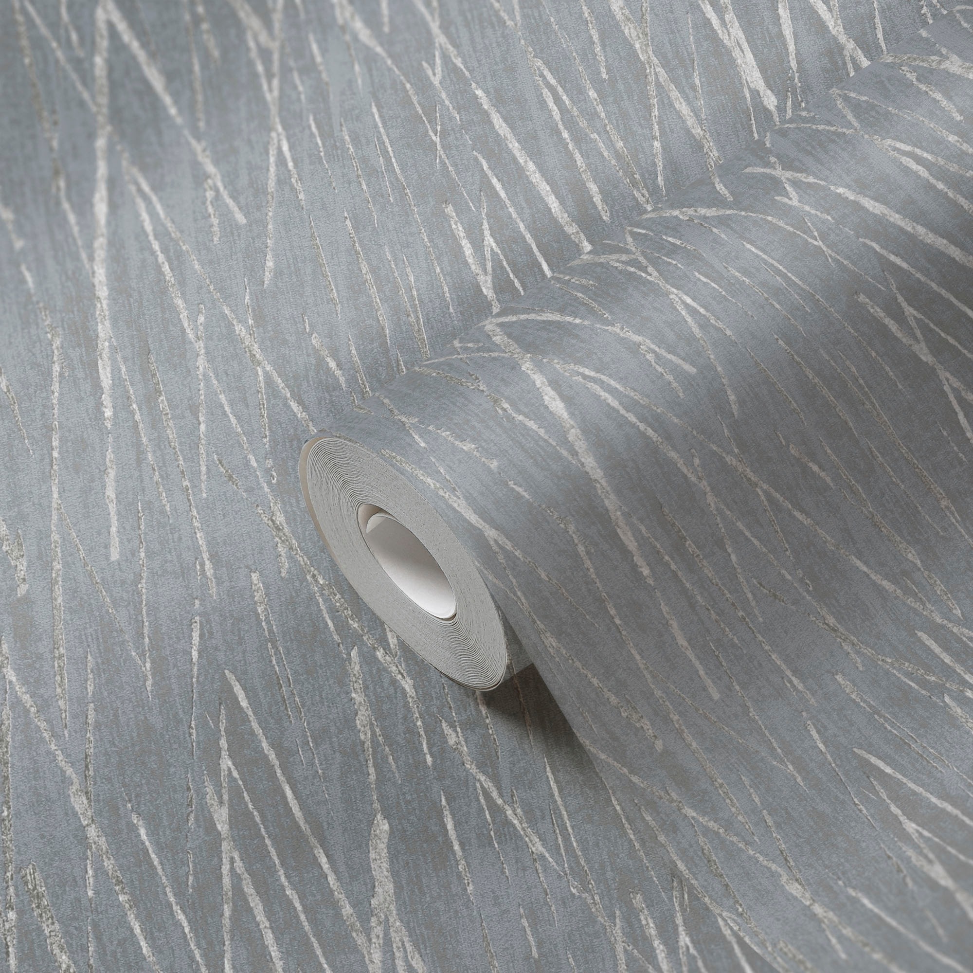A.S. Création Vliestapete »Hygge«, glänzend-gemustert-Strukturmuster, Metallic Tapete Struktur Tapeten Wohnzimmer Schlafzimmer Küche Design