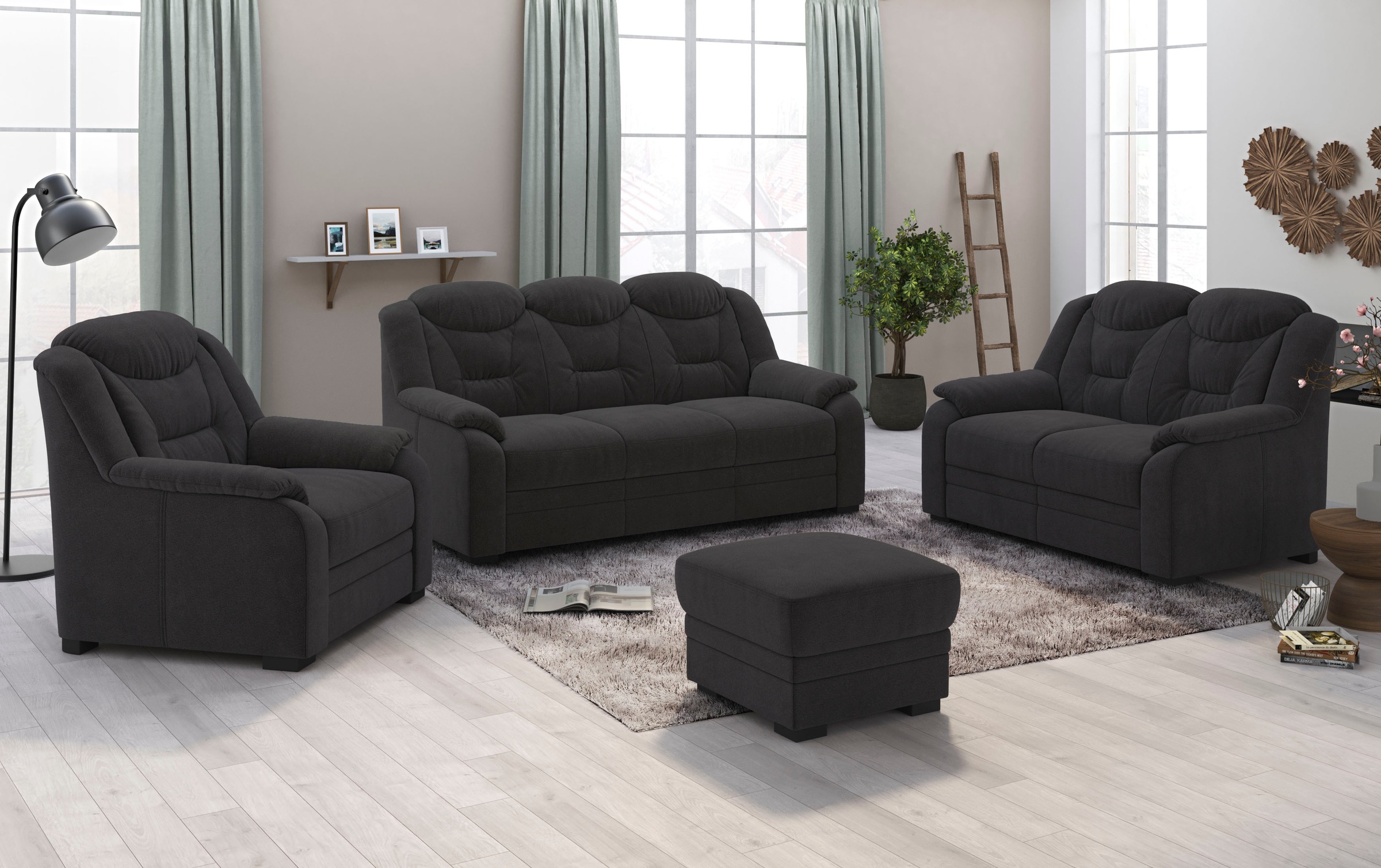 COTTA 3-Sitzer »Marcus« Sofa mit hoher Rückenlehne günstig online kaufen