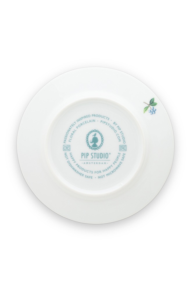 PiP Studio Teller-Set »Kuchen-Teller Blushing Birds, Ø 17 cm«, (Set, 4 tlg.), Frühstücksteller im 4er Set