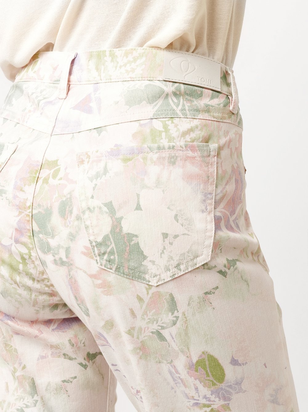TONI 7/8-Jeans »Perfect Shape«, mit floralem Muster