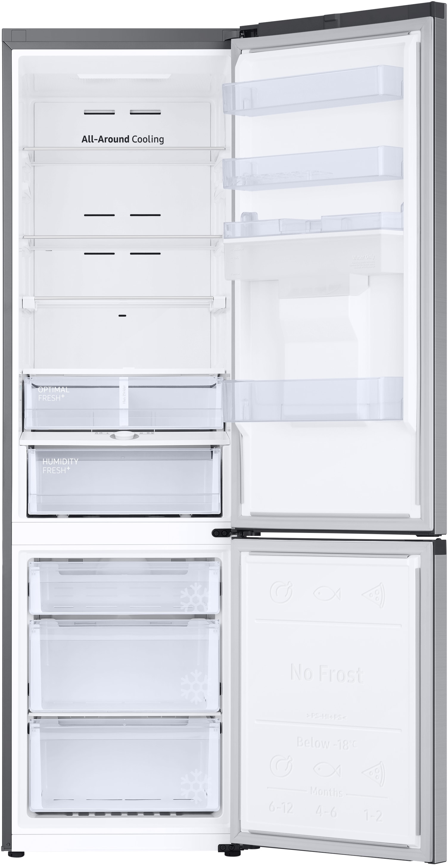 Samsung Kühl-/Gefrierkombination RB7300 »RB38C634DSA/EF« 203 cm hoch 59,5 cm breit