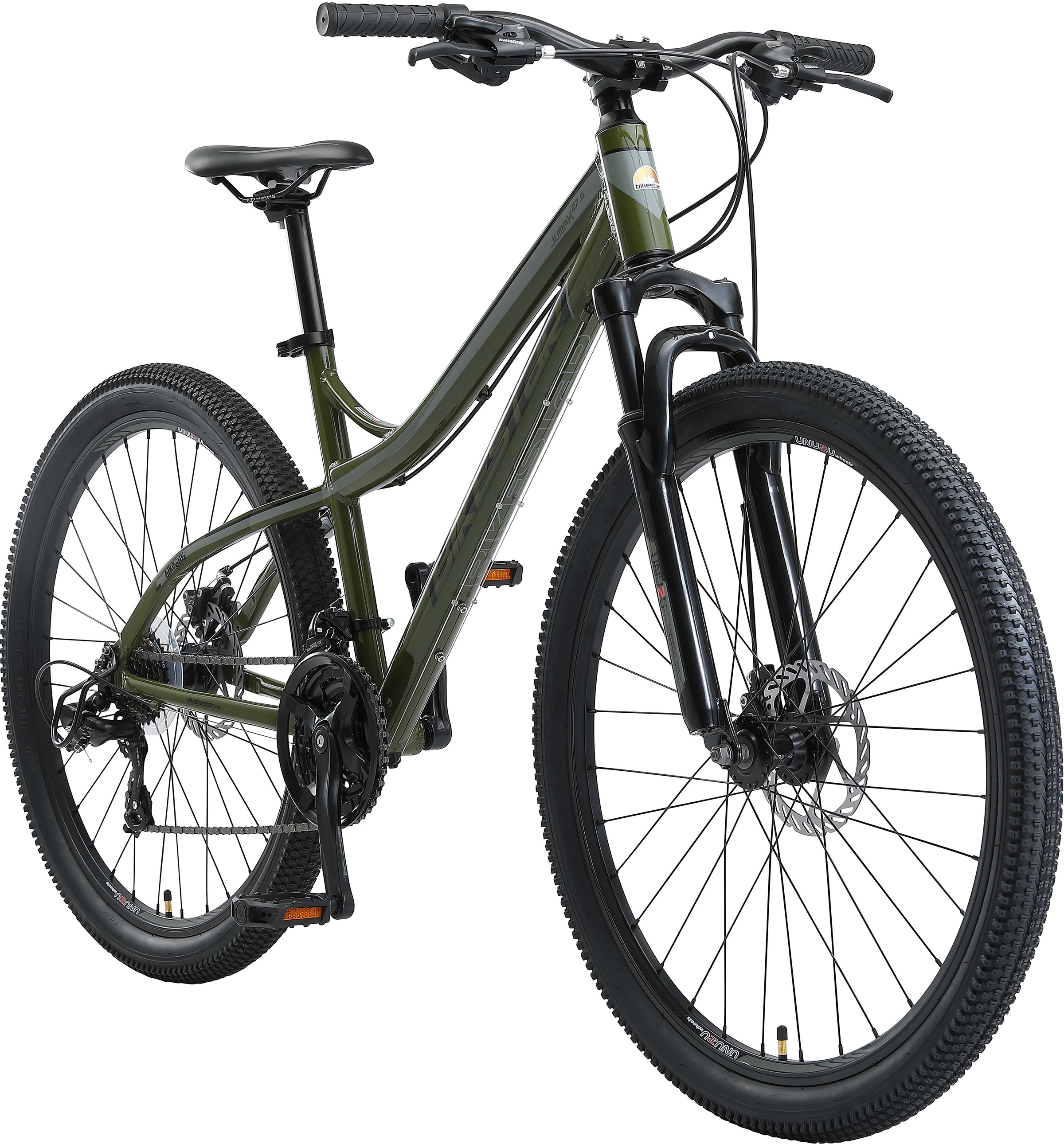 Bikestar Mountainbike, 21 Gang, Shimano, RD-TY300 Schaltwerk, Kettenschaltung, für Damen und Herren, Kettenschaltung
