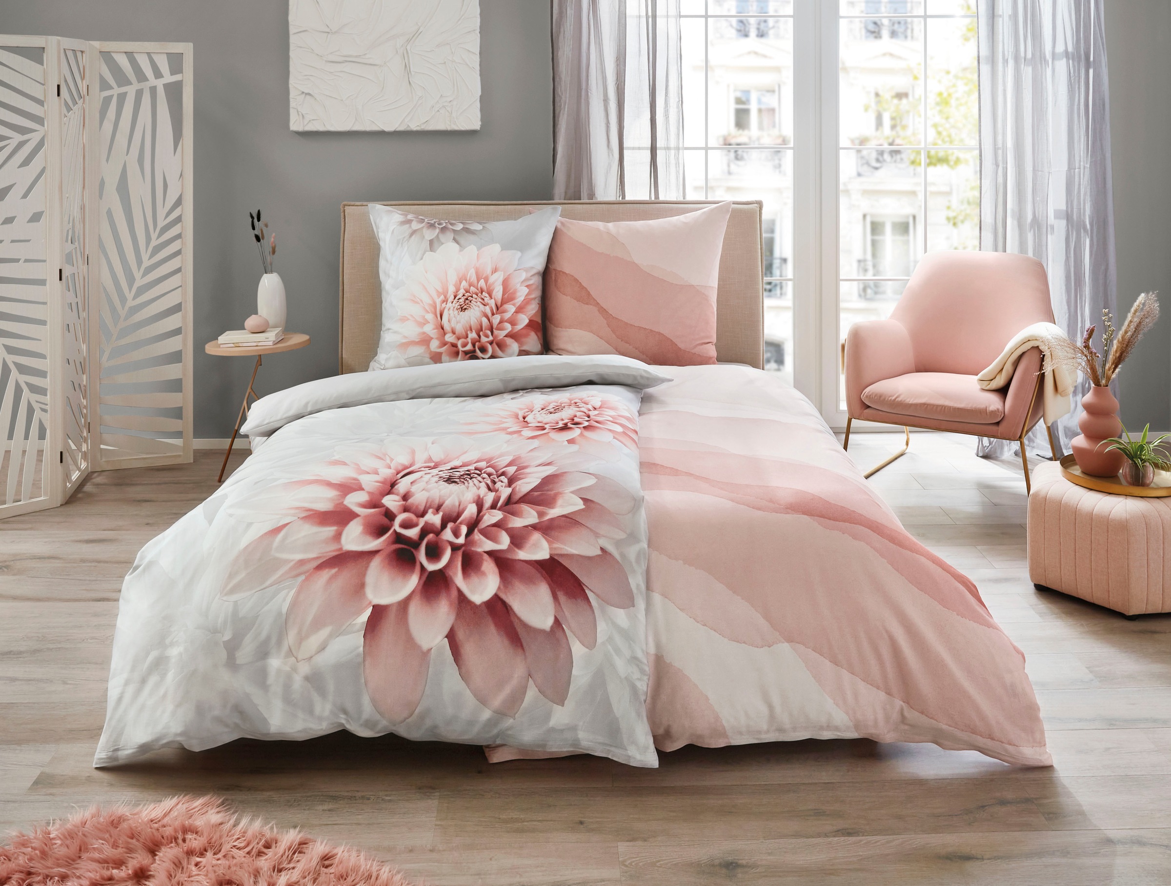 Kleine Wolke Bettwäsche »Dalie« 2 Stk. tlg. mit floralem Dessin günstig online kaufen