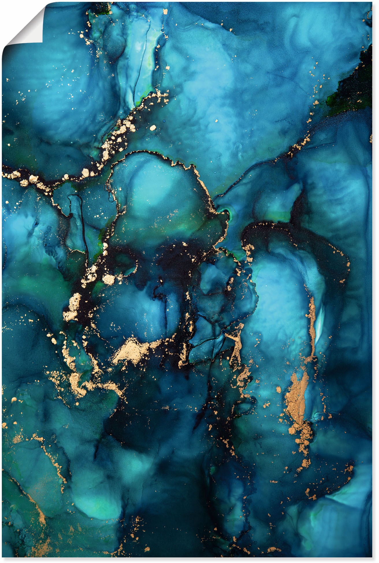 Alubild, in als Wandaufkleber Artland auf versch. St.), oder Größen Leinwandbild, Rechnung Poster Wandbild Muster, (1 »Lagune«, bestellen