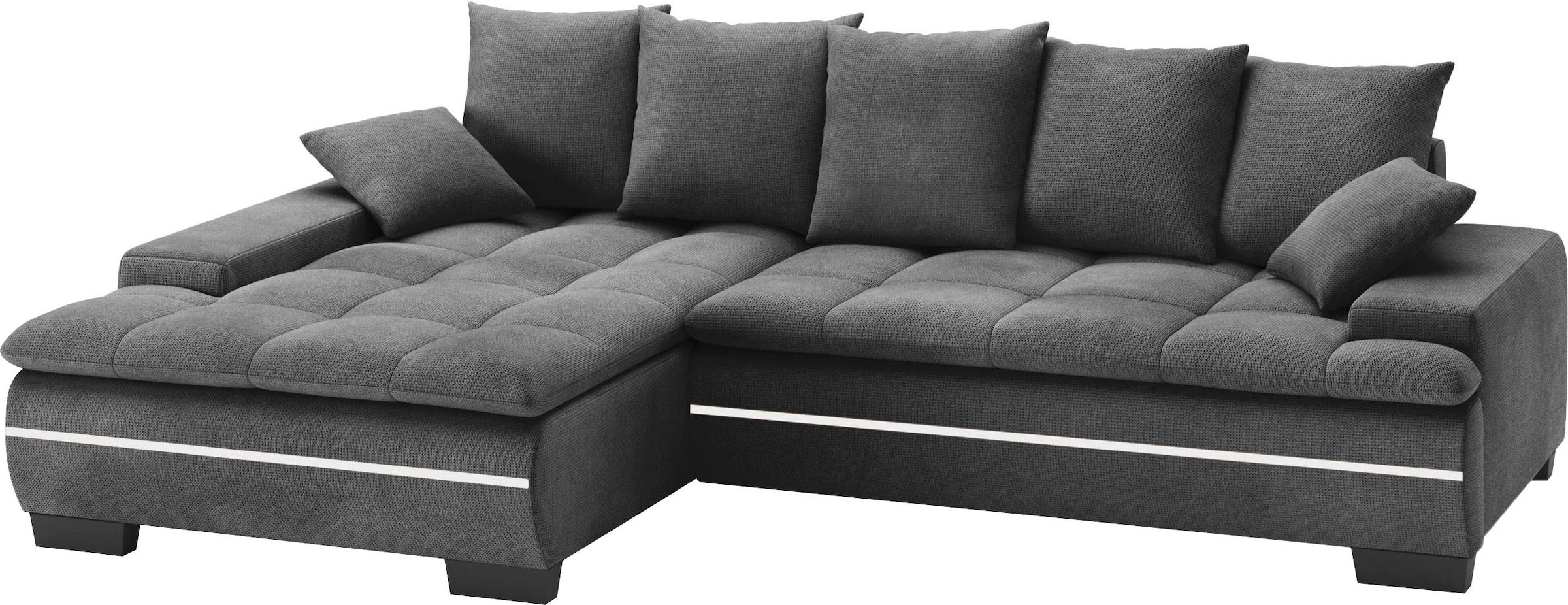Mr. Couch Ecksofa »Haiti II, L-Form«, RGB-LED Beleuchtung, wahlweise mit Ka günstig online kaufen