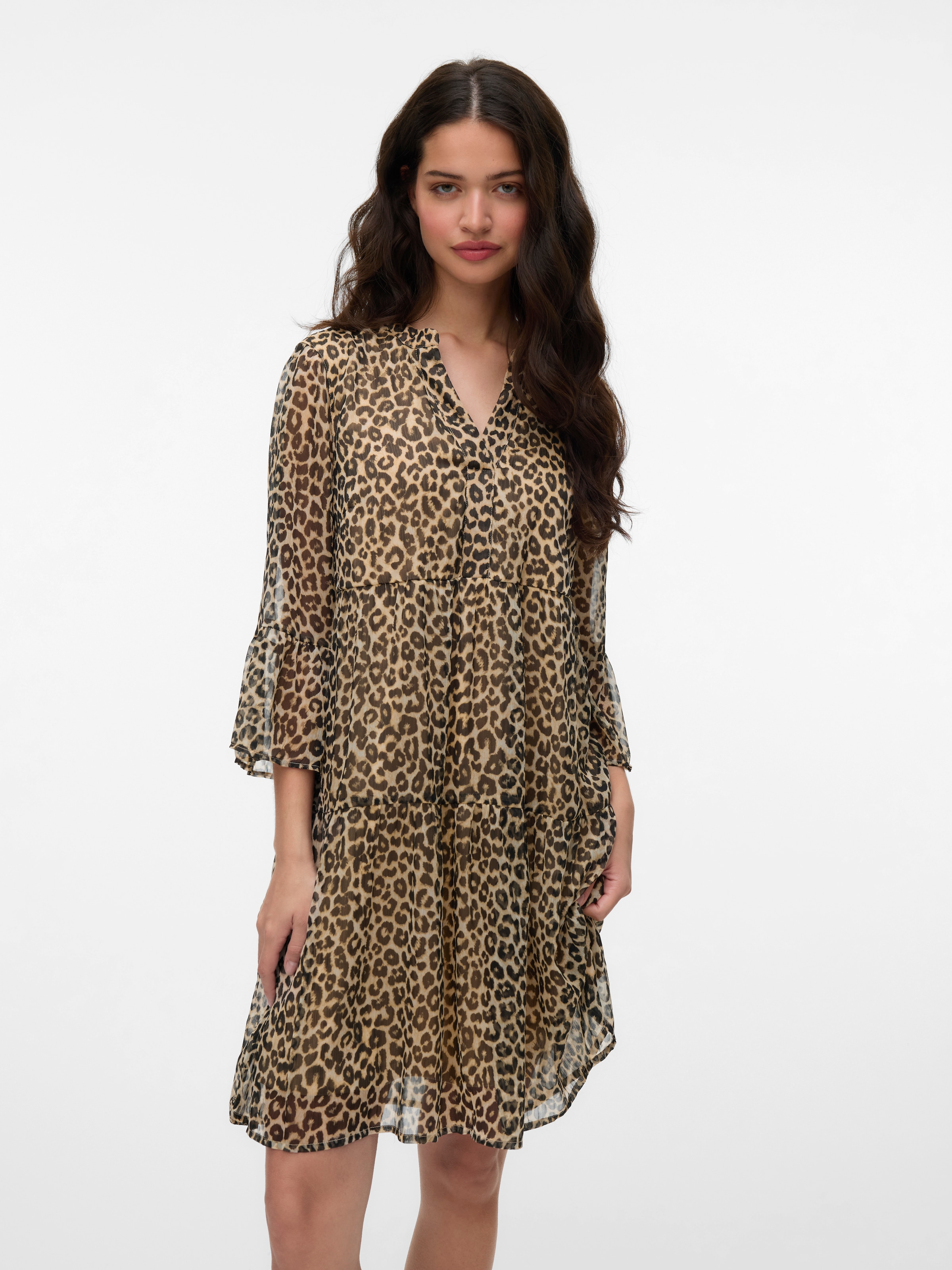 Vero Moda Tunikakleid »VMSMILLA 3/4 SHORT DRESS WVN GA«