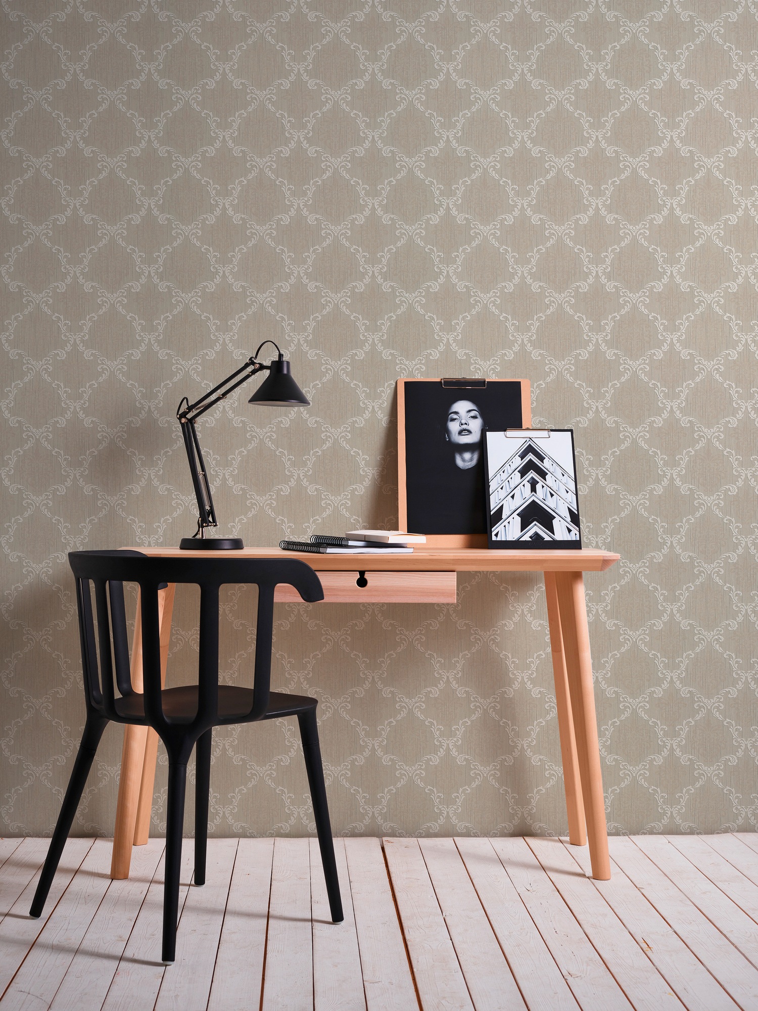Architects Paper Textiltapete »Tessuto«, Barock-ornamental-gemustert, Tapete Barock Tapeten Wohnzimmer Schlafzimmer Küche modern Design Büro