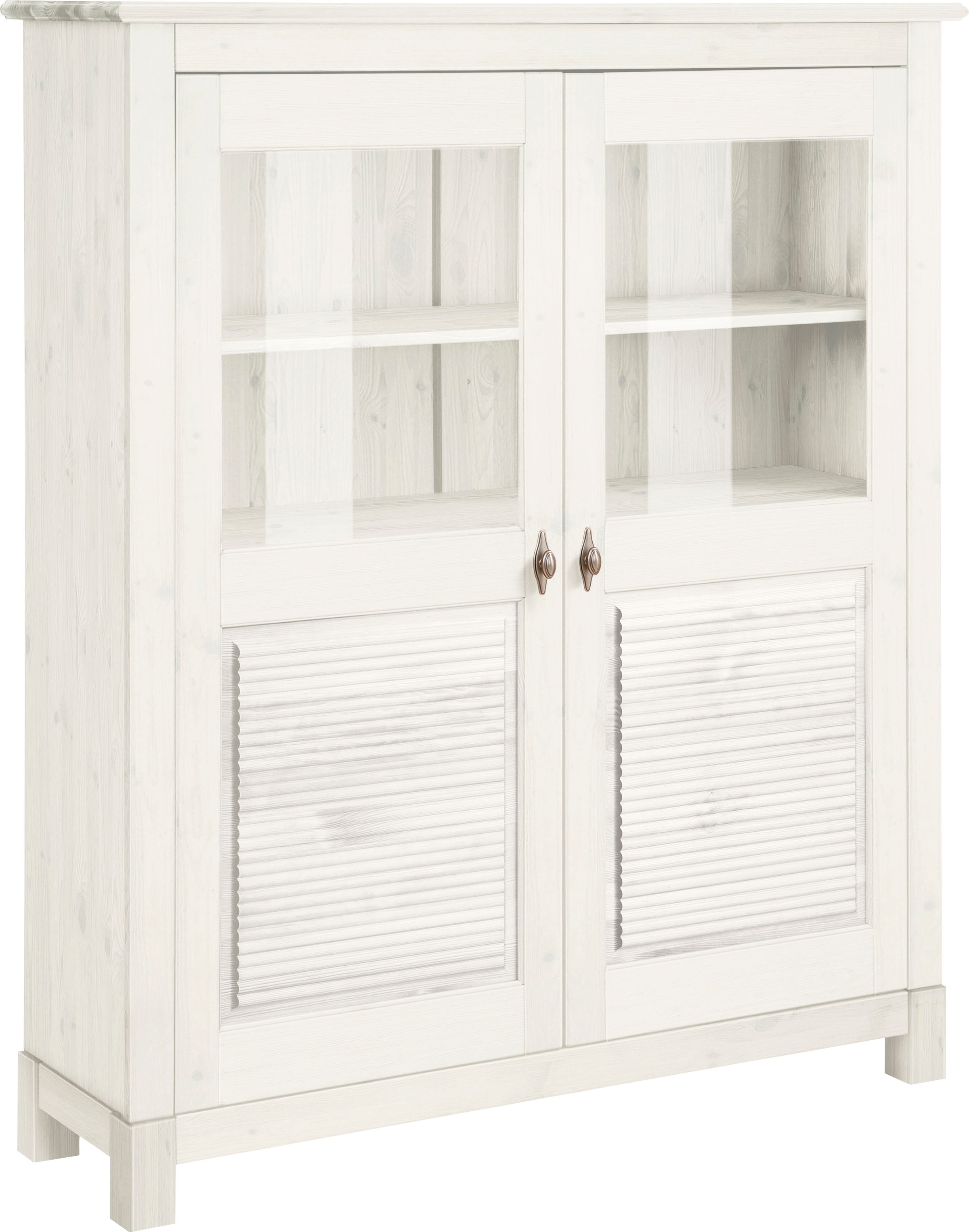 Home affaire Highboard »Rauna«, Vitrine, Breite 111,6 cm, aus massiver Kief günstig online kaufen