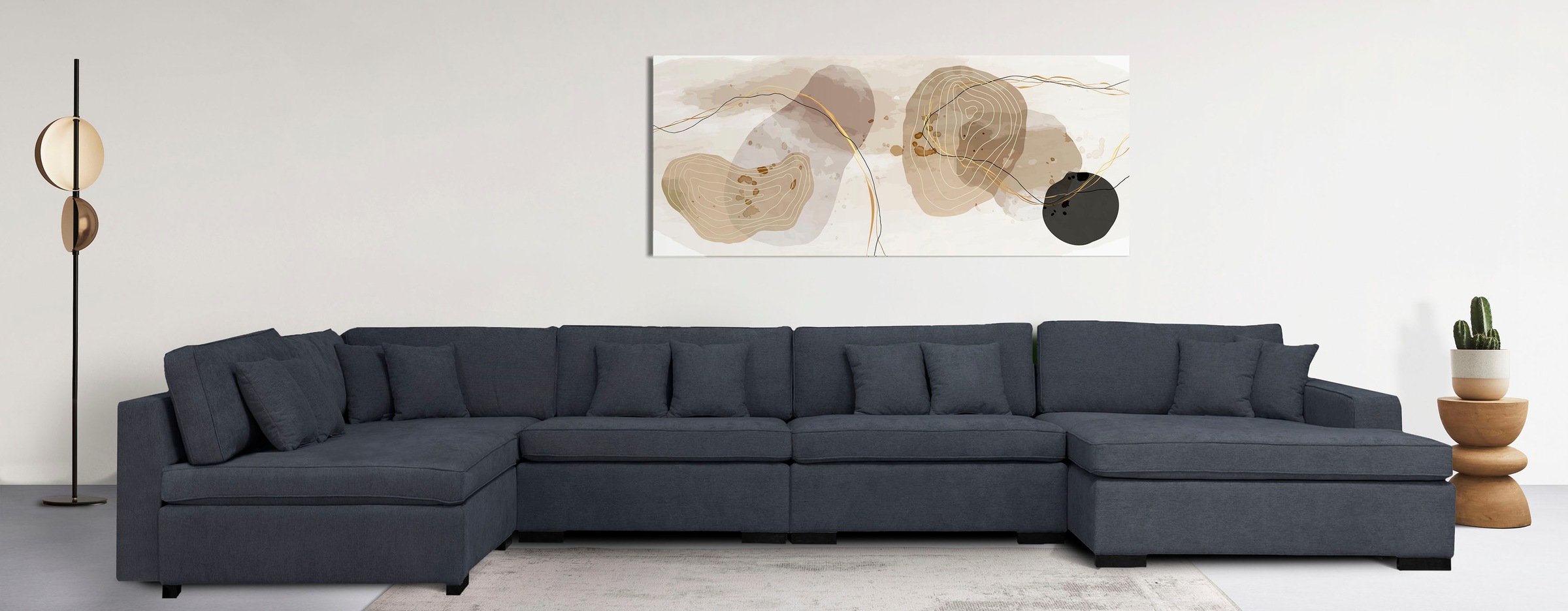 Guido Maria Kretschmer Home&Living Wohnlandschaft »Skara XXL U-Form«, Loung günstig online kaufen