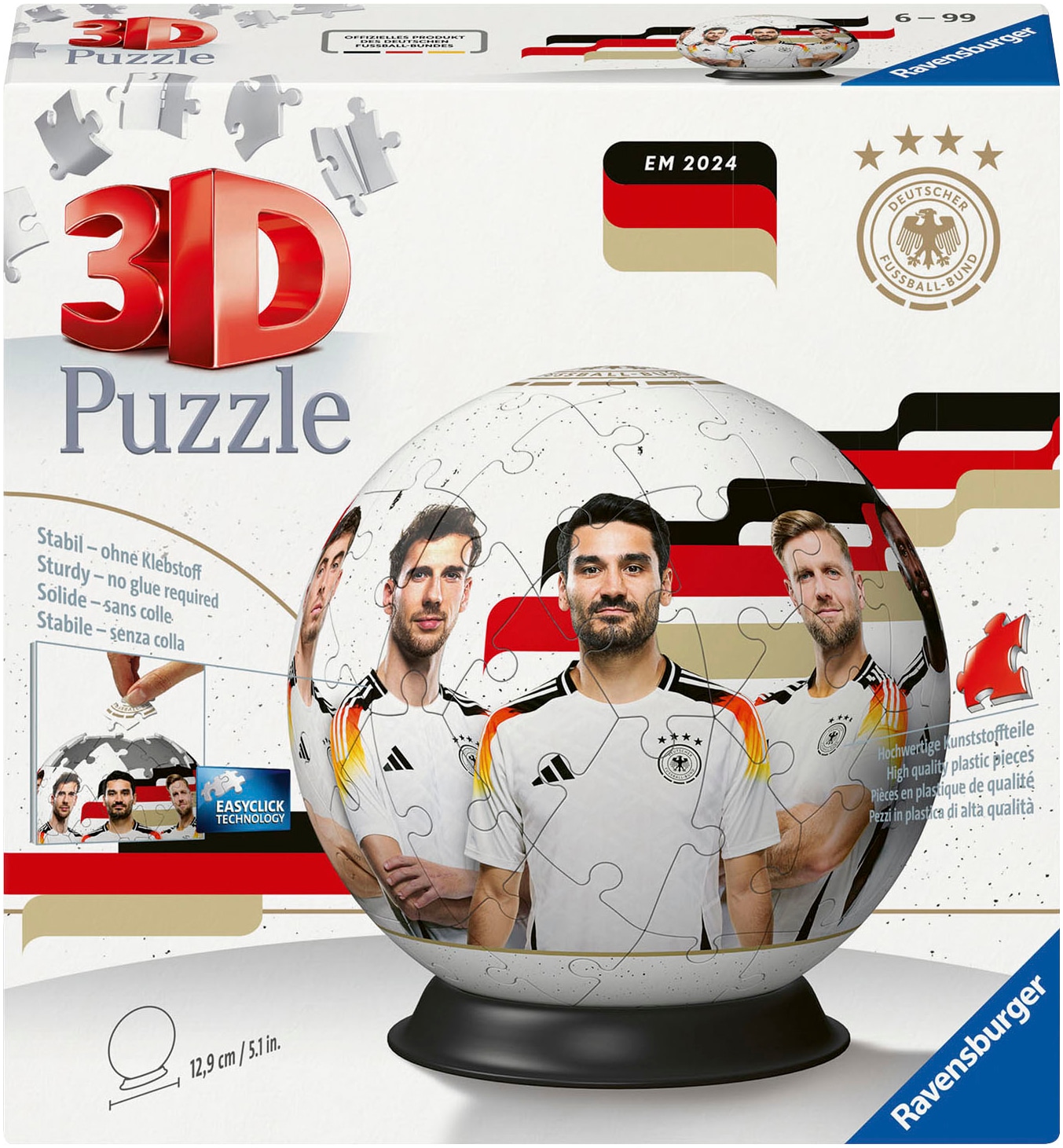 Puzzleball »Puzzle-Ball Nationalmannschaft DFB 2024«, Made in Europe