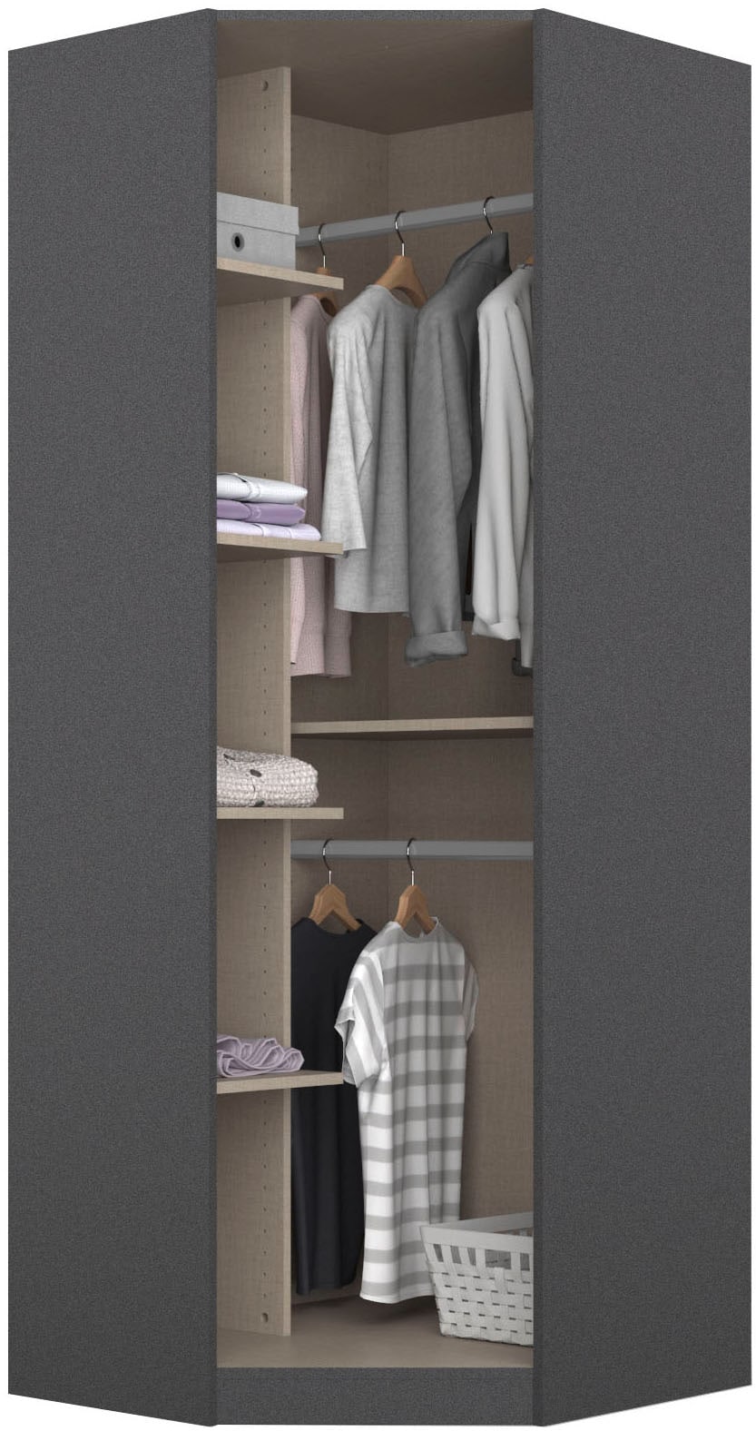 rauch Eckkleiderschrank »Holmes« im Industrial Style