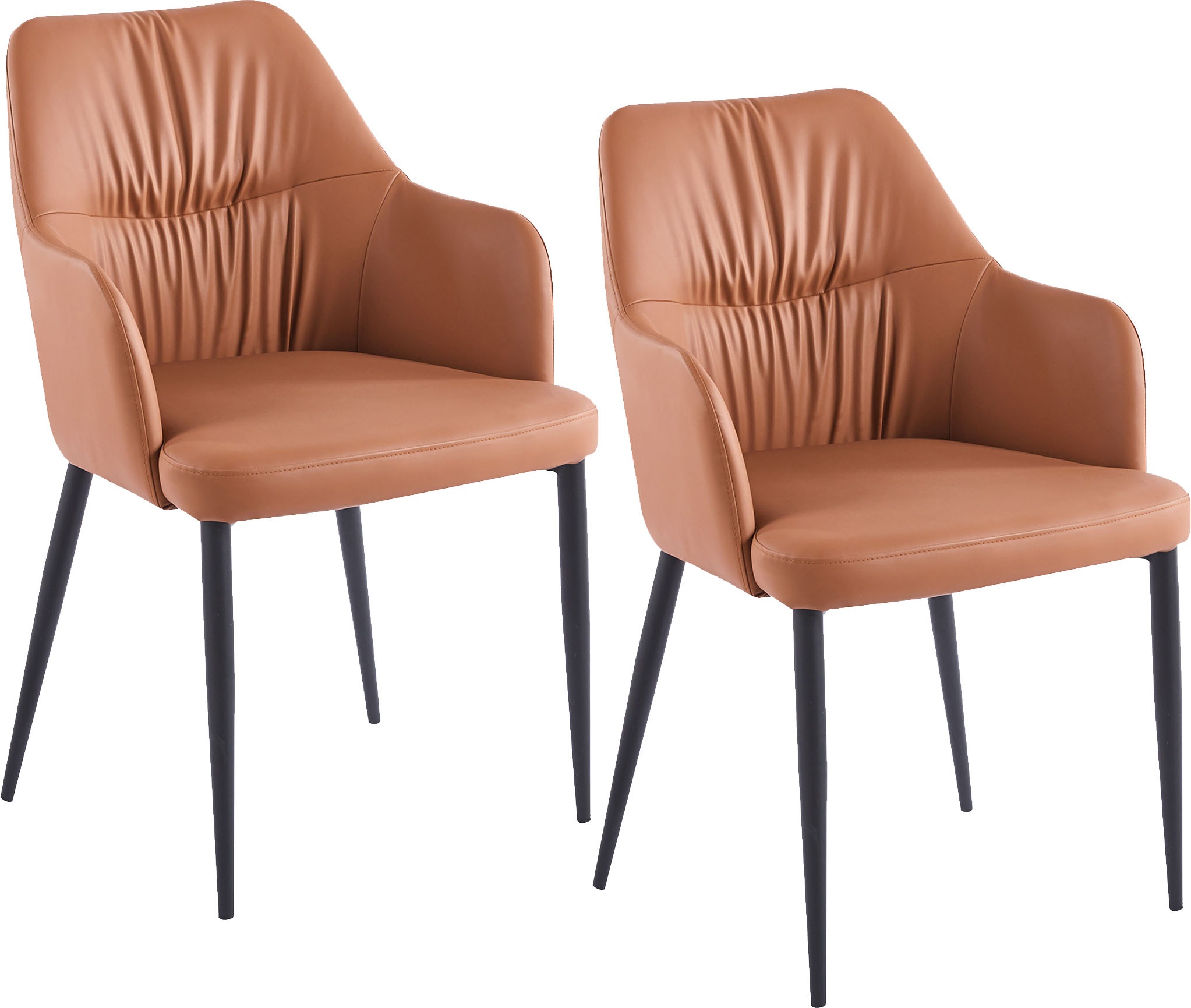 Kayoom Polsterstuhl »Stuhl Merit 125 2er-Set, bequemer Sitzkomfort, Handarb günstig online kaufen
