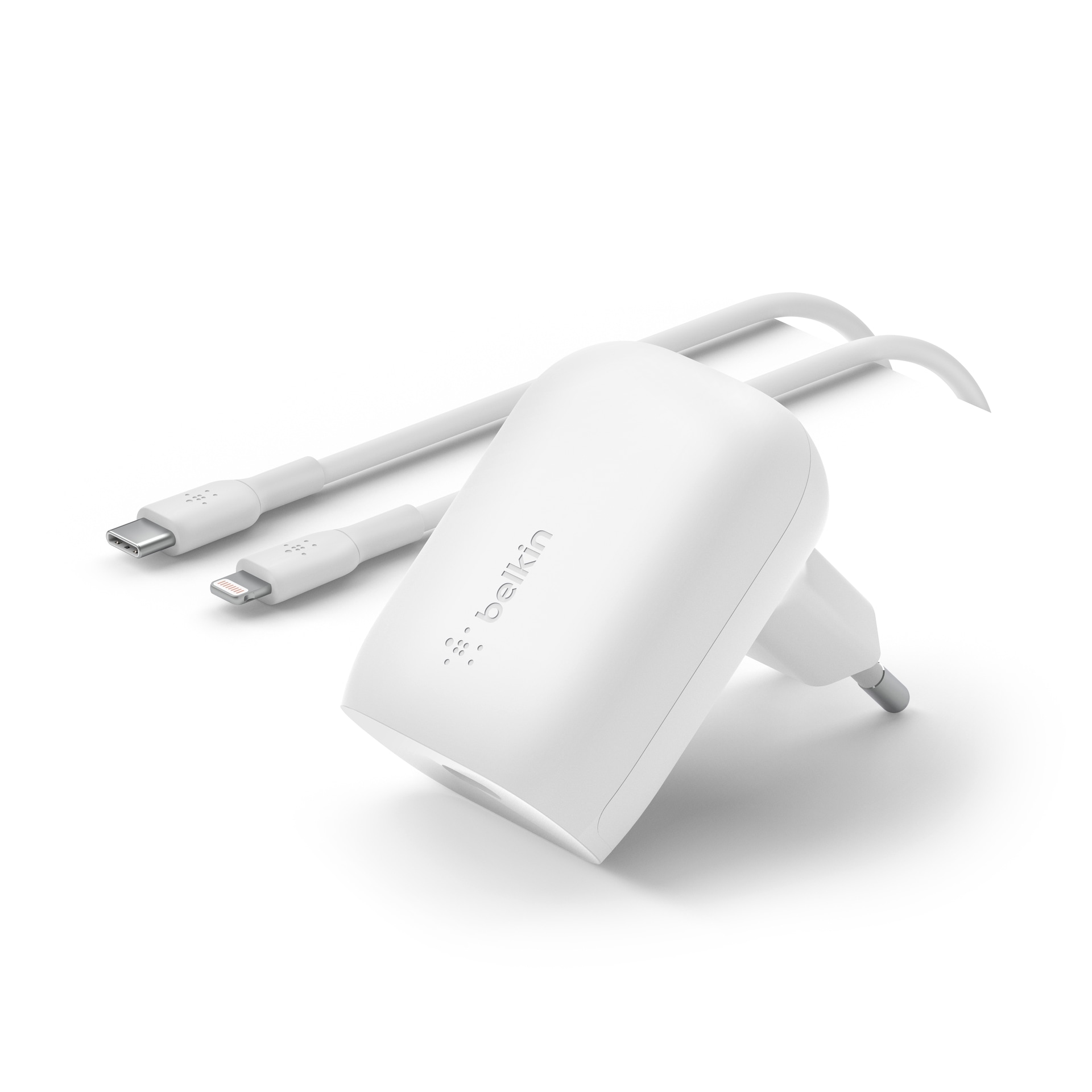 Belkin USB-Ladegerät »30W USB-C Ladegerät PD und PPS inkl. Lightning Kabel 1m«