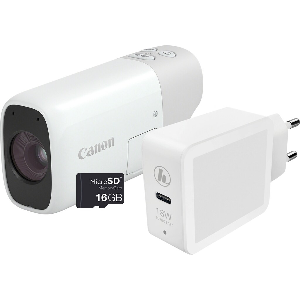 Canon Systemkamera »PowerShot ZOOM Spektiv-Stil Basis Kit«, 12,1 MP, 3 fachx opt. Zoom, WLAN-Bluetooth