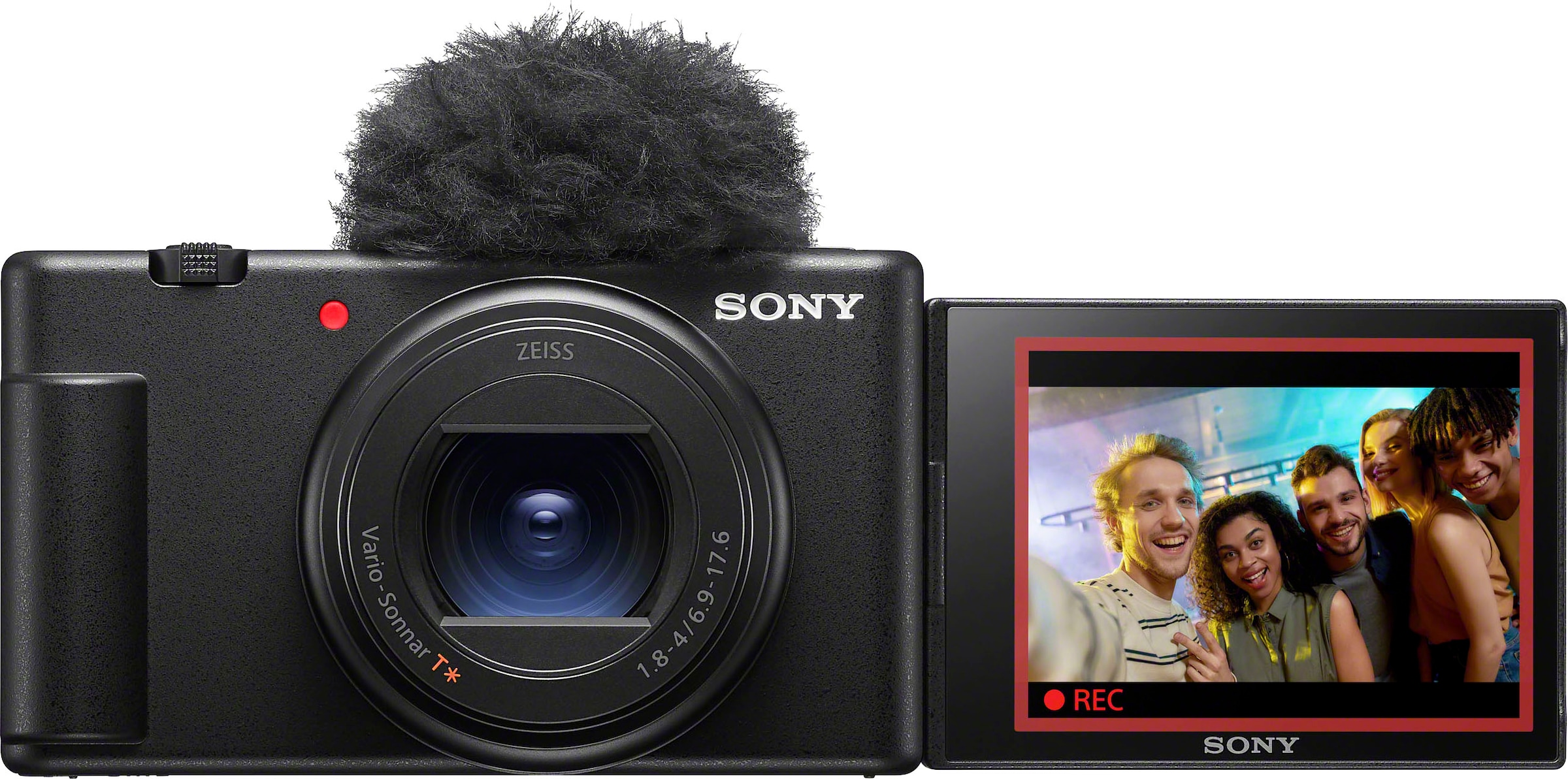 Sony Systemkamera »Vlog-Kamera ZV-1 II 4K Ultra HD Video«, 20,1 MP, 2,7 fachx opt. Zoom, Bluetooth-WLAN (Wi-Fi)
