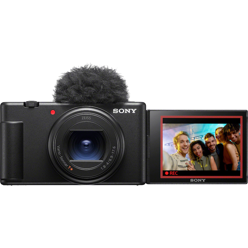 SONY Systemkamera »Vlog-Kamera ZV-1 II 4K Ultra HD Video«, 20, 1, 2, 7 fach fach x opt. Zoom, Bluetooth schwarz