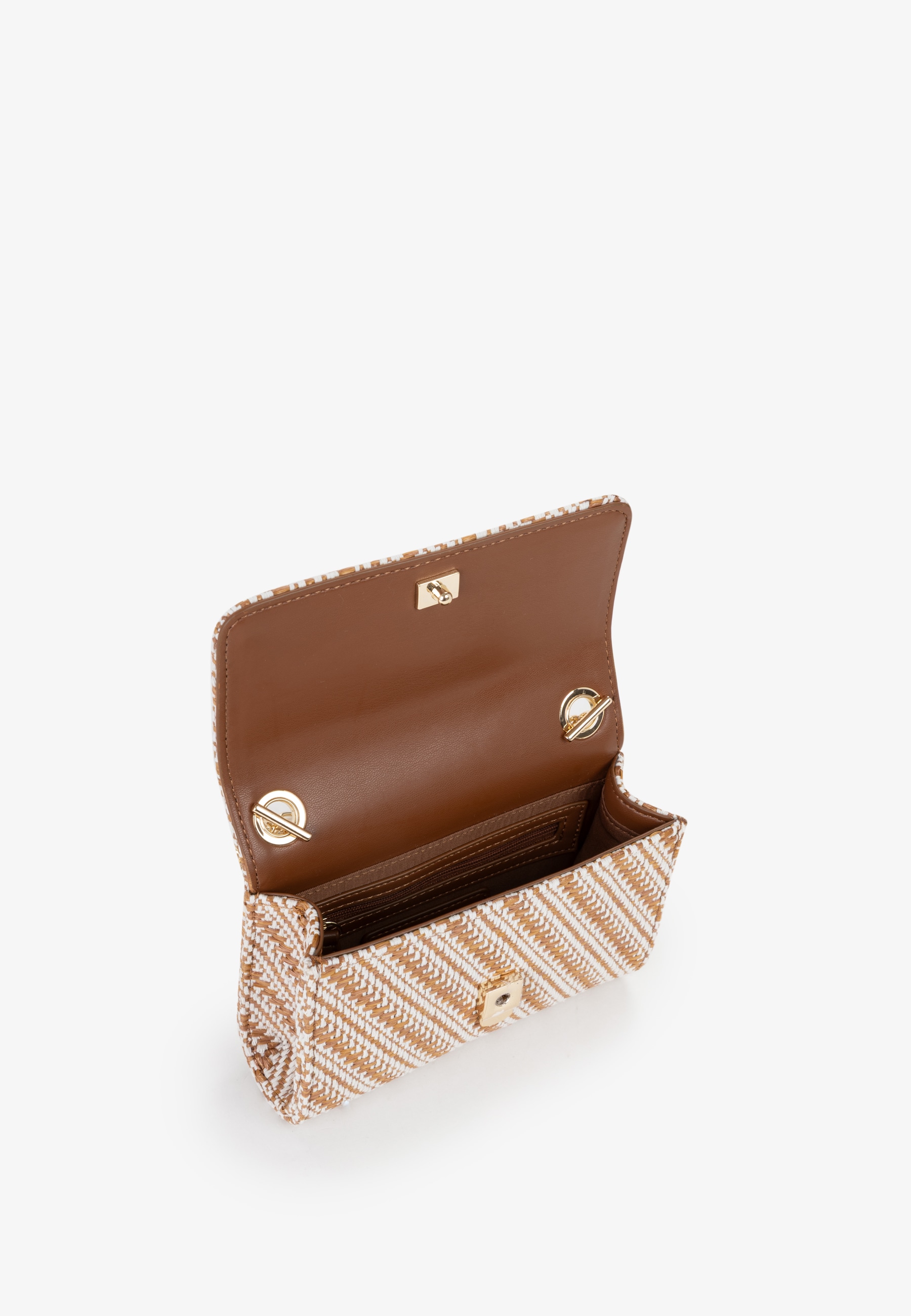 VALENTINO BAGS Umhängetasche »DIVINA SUMMER« Damen Handtasche mit goldfarbenem Schmuckelement und Fransen