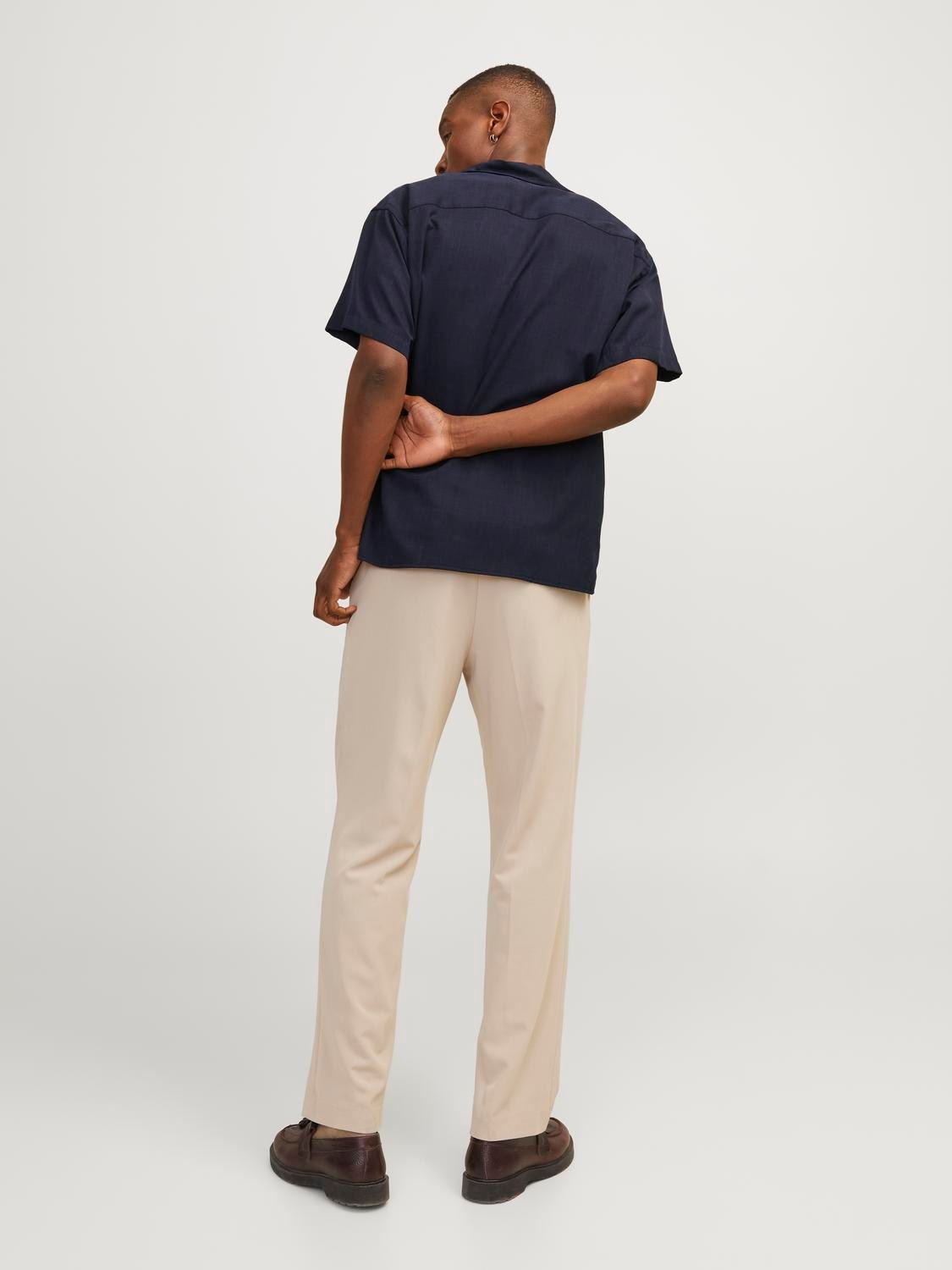 Jack & Jones Kurzarmhemd »JPRCCAARON TENCEL RESORT SHIRT S/S LN«