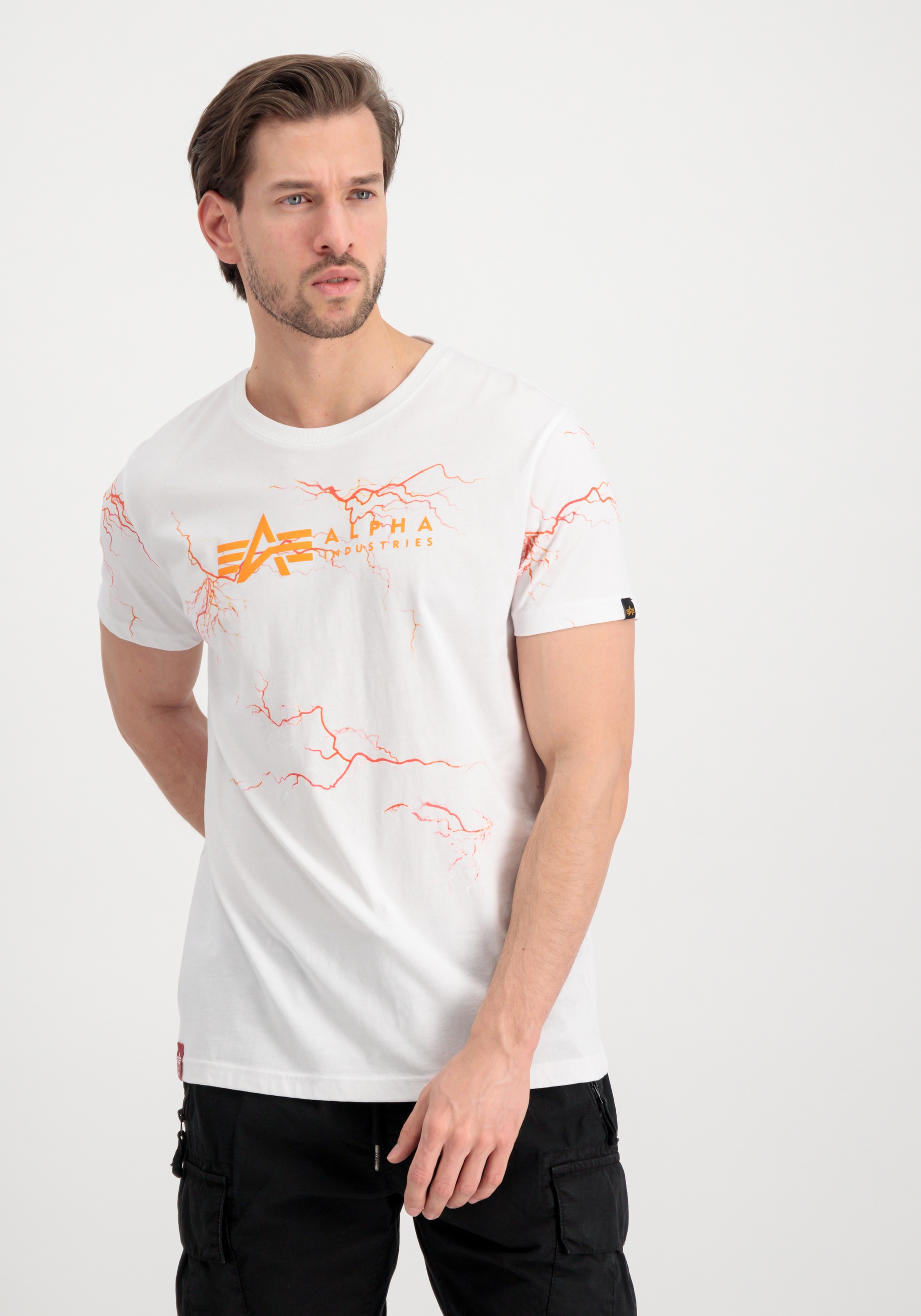 Alpha Industries T-Shirt »Alpha Industries Men - T-Shirts Lightning AOP T-Shirt«