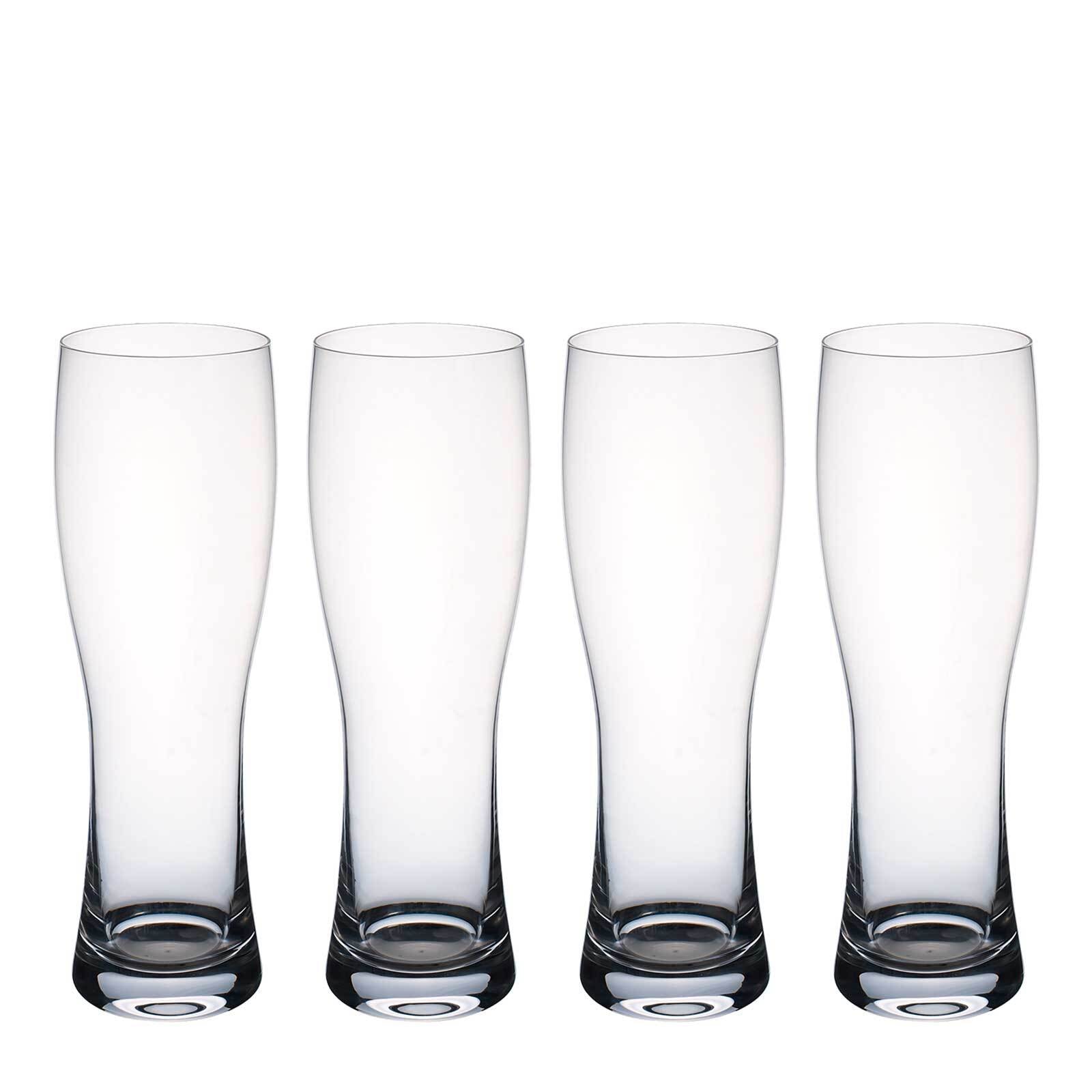 Villeroy & Boch Bierglas »Weizengläser Purismo Beer 500 ml 4er Set transpar günstig online kaufen