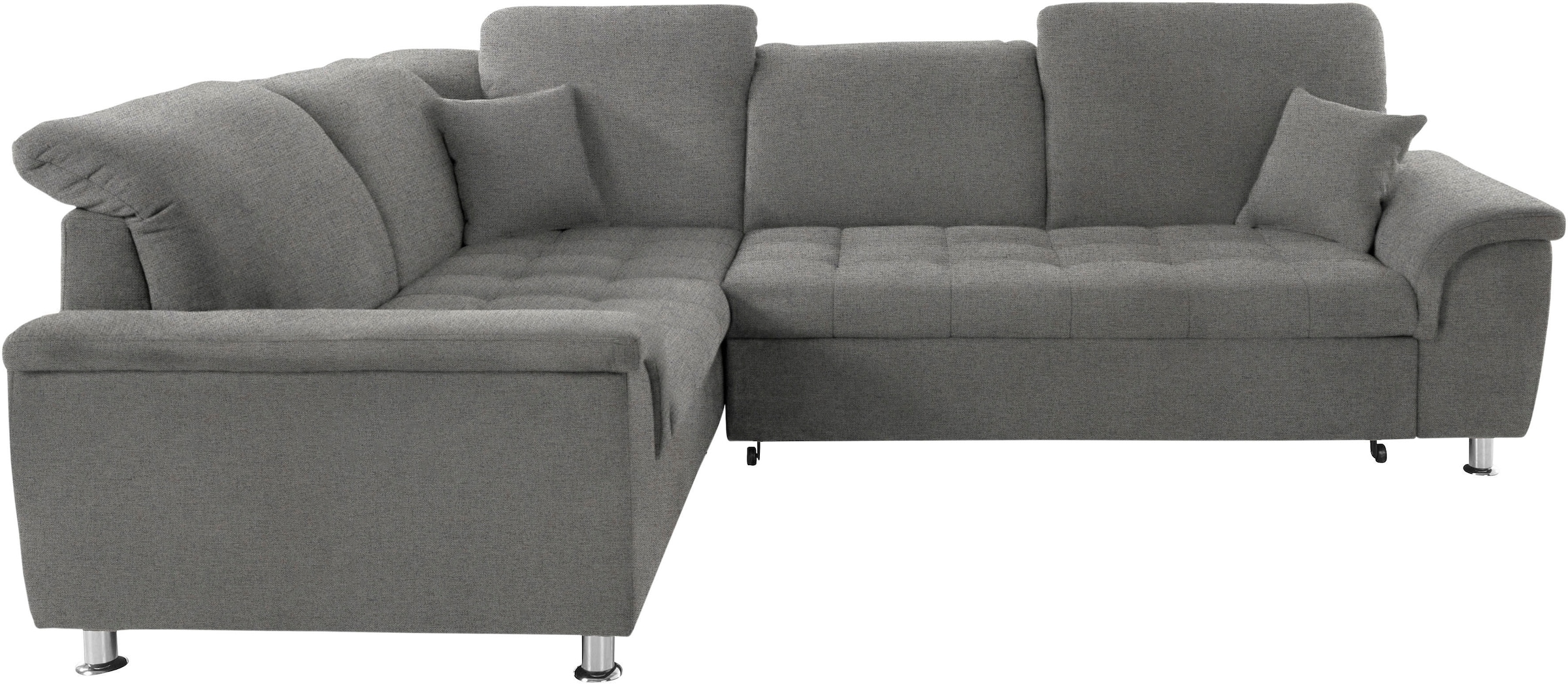 DOMO collection Ecksofa »Franzi L-Form«, wahlweise mit Kopfteilverstellung (dann Breite: 275 cm)