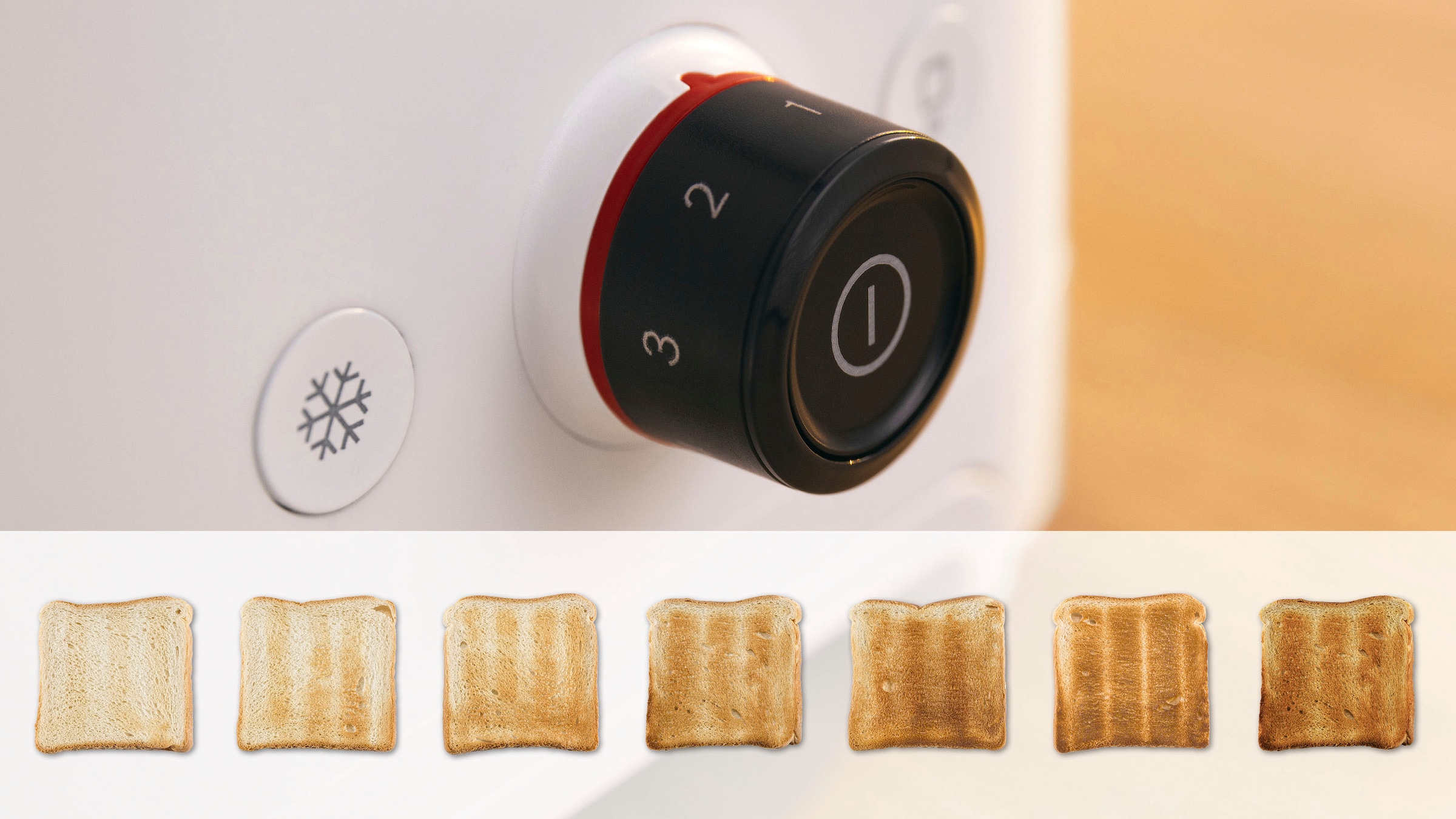 BOSCH Toaster »MyMoment TAT3M121«, 2 Schlitze, für 2 Scheiben, 950 W, entnehmbarer Brötchenaufsatz, Auftaufunktion, Brotzentrierung, AutoOff